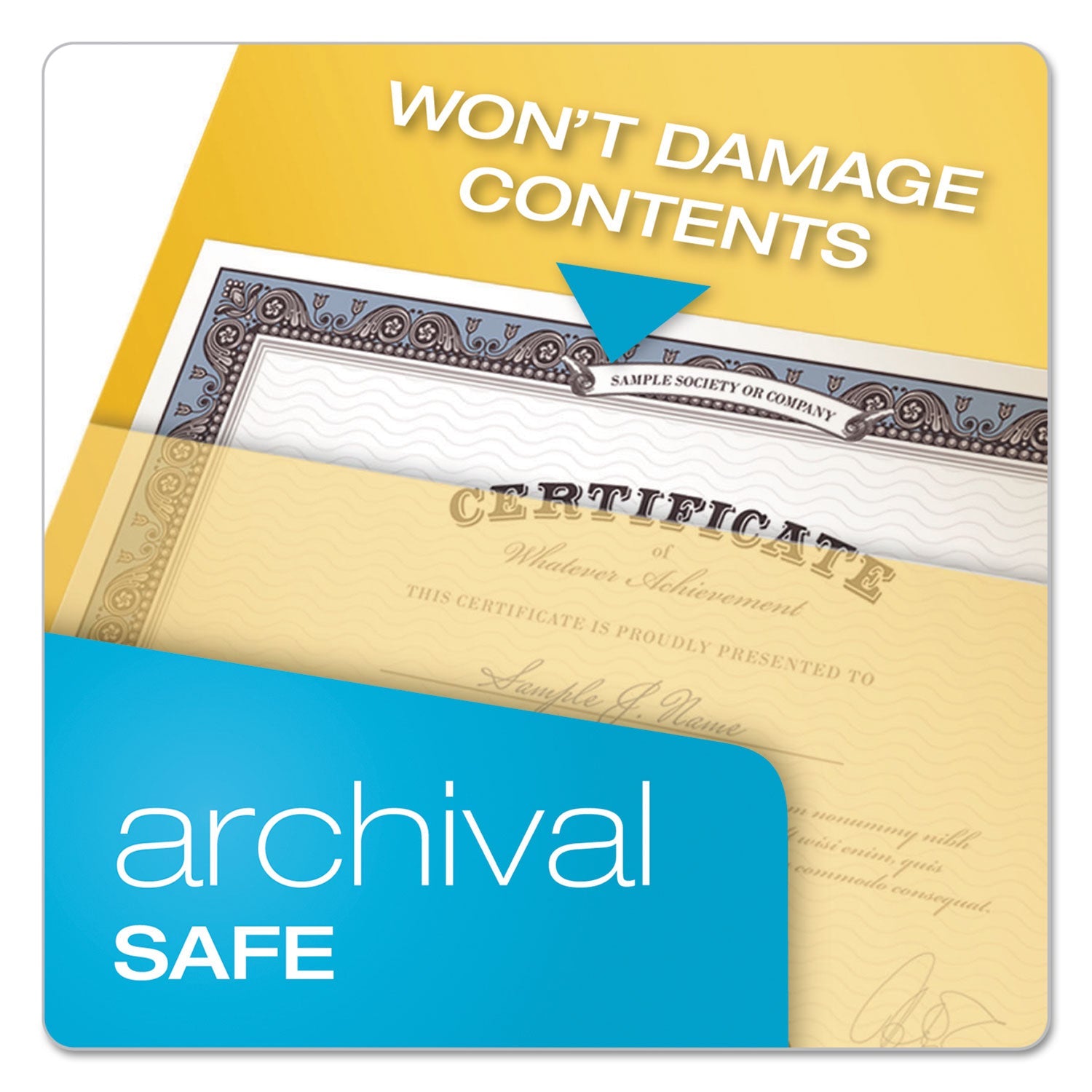 Cardinal® Poly Ring Binder Pockets, 8.5 x 11, Assorted Colors, 5/Pack