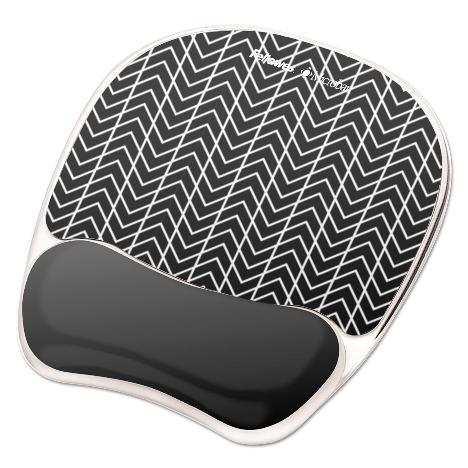 Photo Gel Mouse Pad with Wrist Rest | Chevron