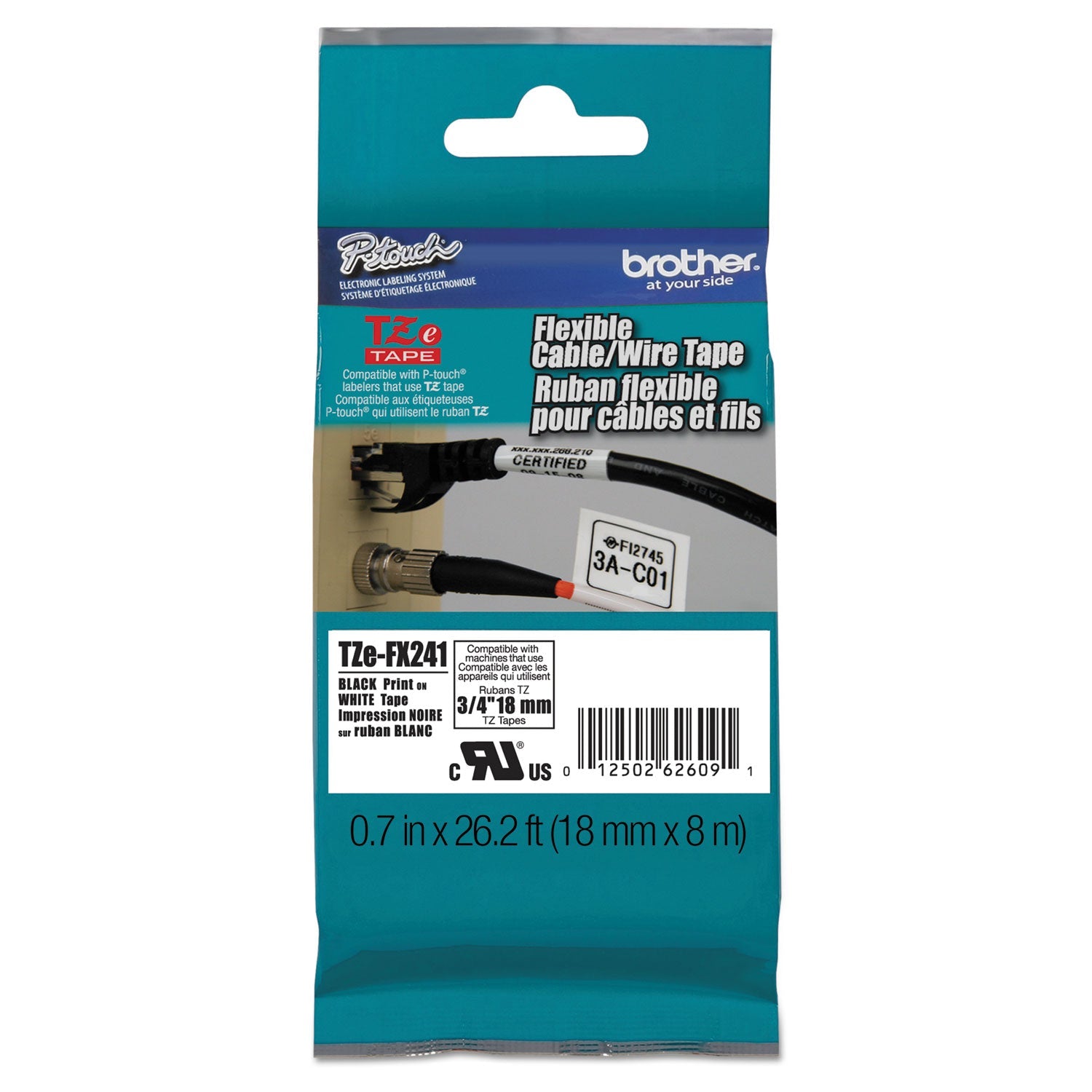 Brother P-Touch Tze Flexible Tape Cartridge