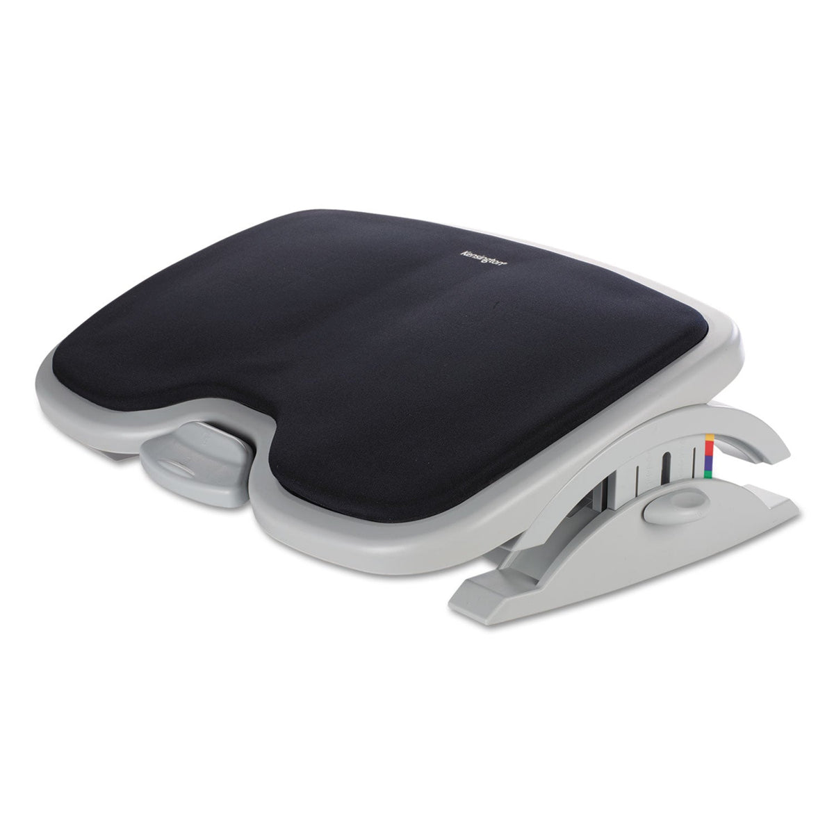 Kensington® SoleMate Comfort Footrest with SmartFit System, 21.5w x 14d x 3.5 to 5h, Gray/Black