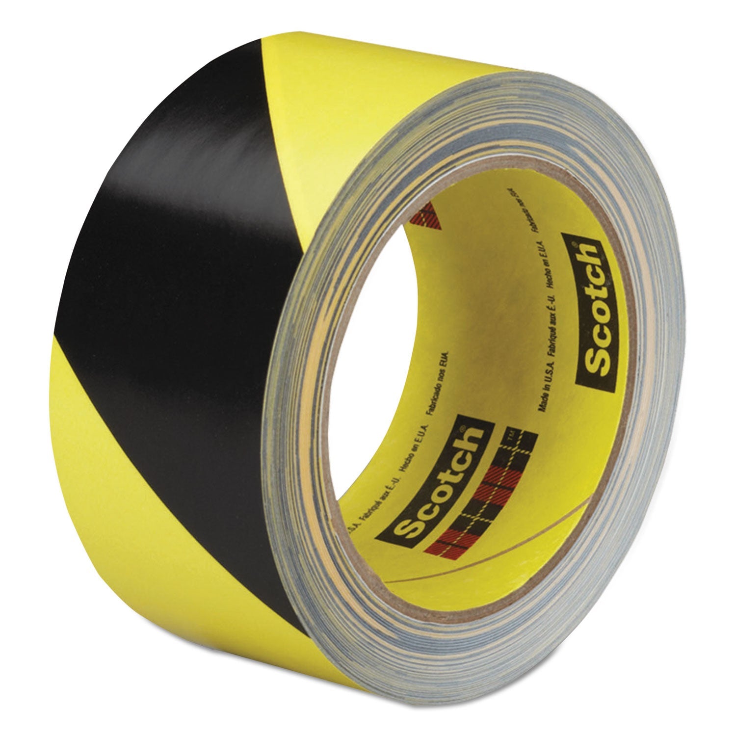 Safety Stripe Tape | 2-Inch | Black/Yellow