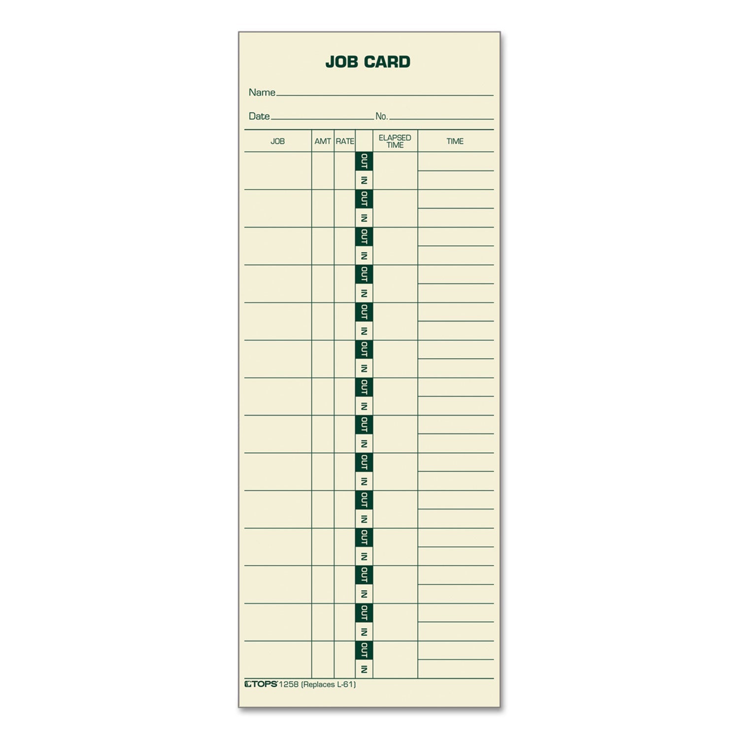 Manilla Job Cards | TOPS™ 500/Box