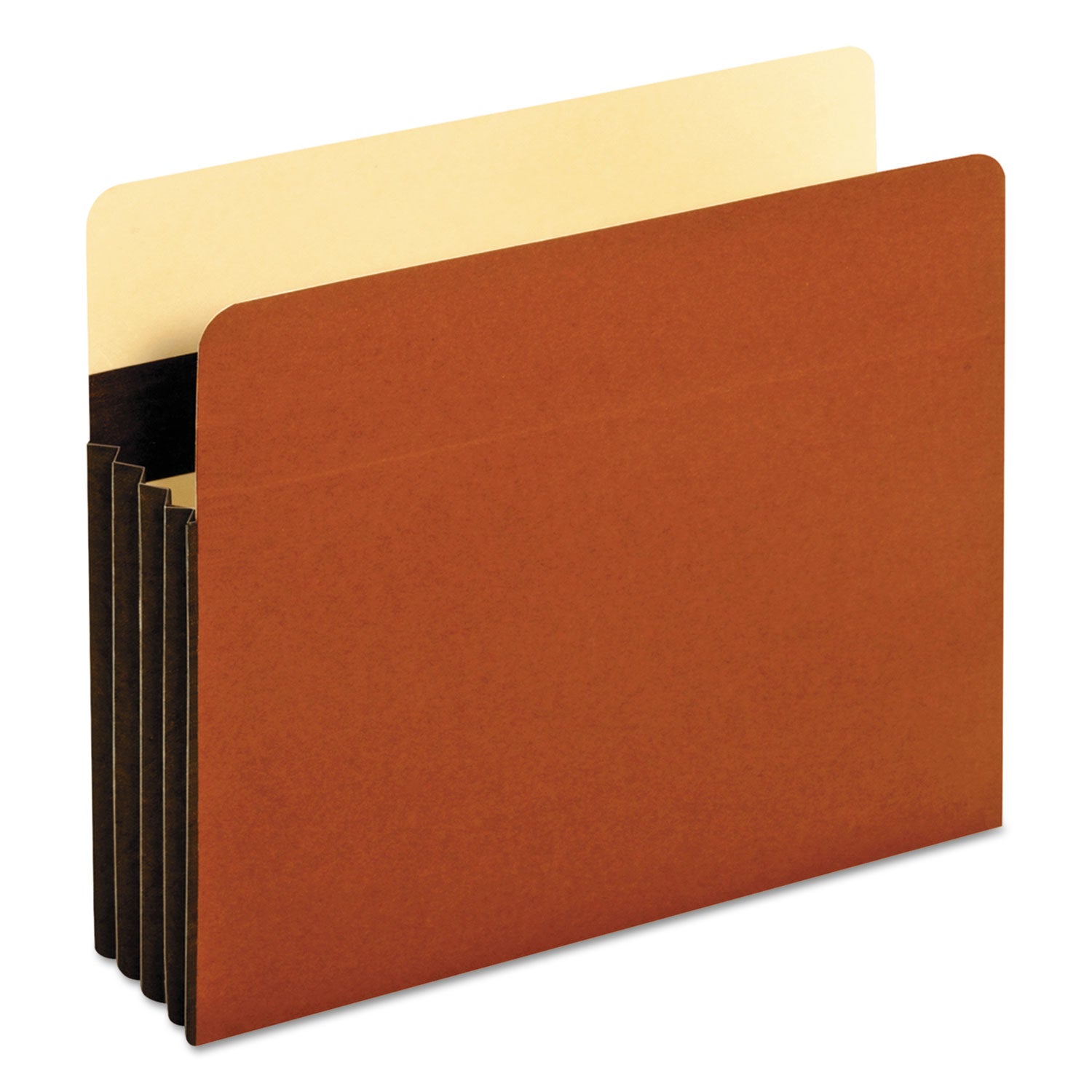 Pendaflex® Heavy-Duty File Pockets, 3.5" Expansion, Letter Size, Redrope, 25/box