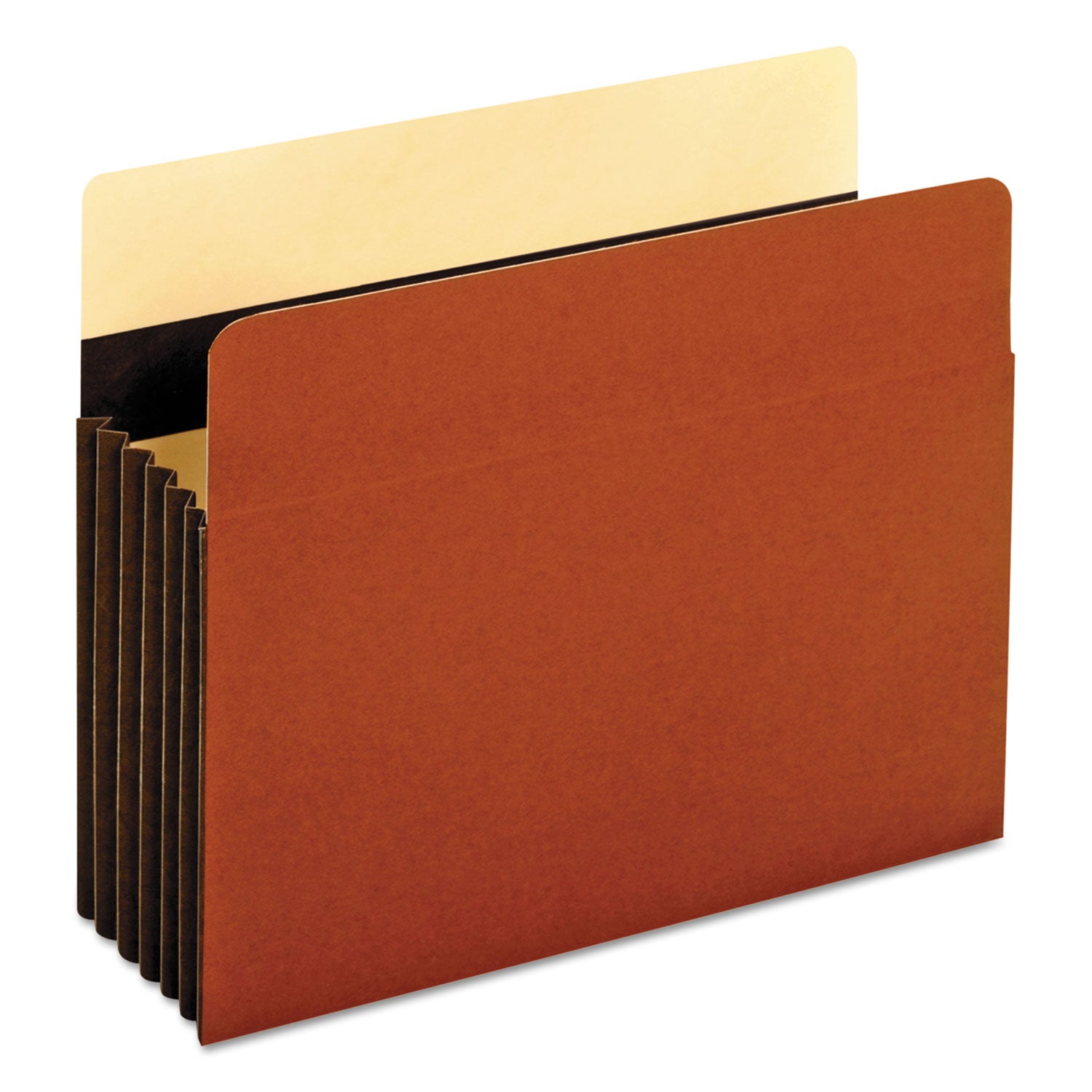 Pendaflex® Heavy-Duty File Pockets, 5.25" Expansion, Letter Size, Redrope, 10/box