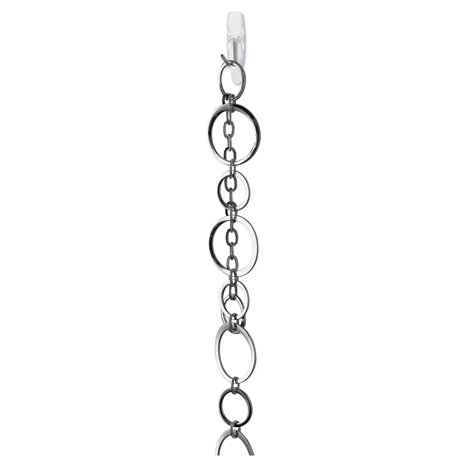 Command™ Clear Hooks and Strips, Medium, Plastic, 2 lb Capacity, 6 Hooks and 8 Strips/Pack