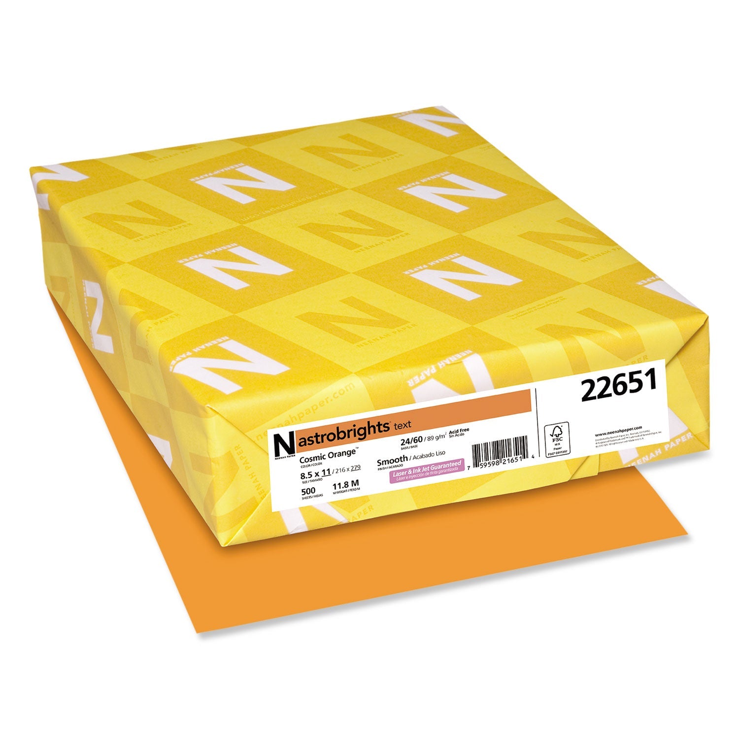 Astrobrights Color Paper | Cosmic Orange 500/Ream