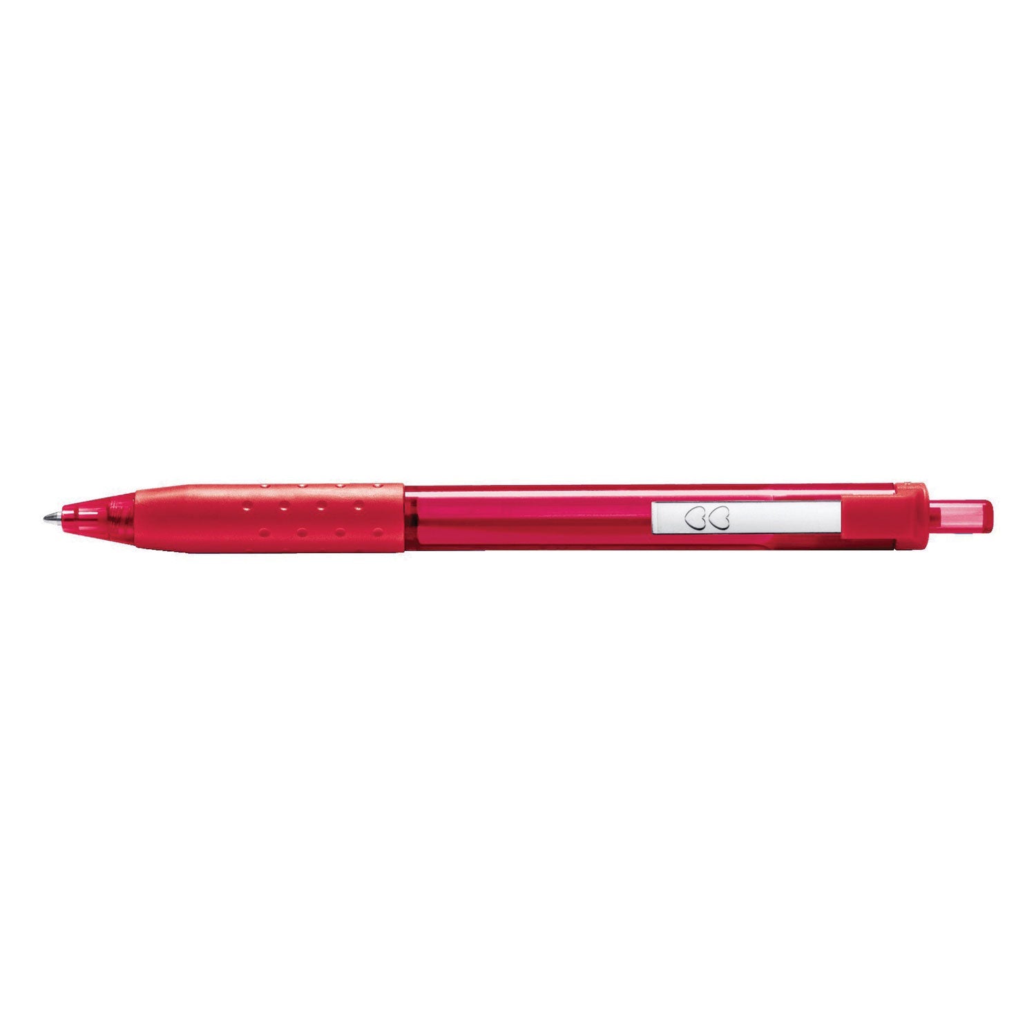 Paper Mate® InkJoy 300 RT Ballpoint Pen, Retractable, Medium 1 mm, Red Ink, Red Barrel, Dozen