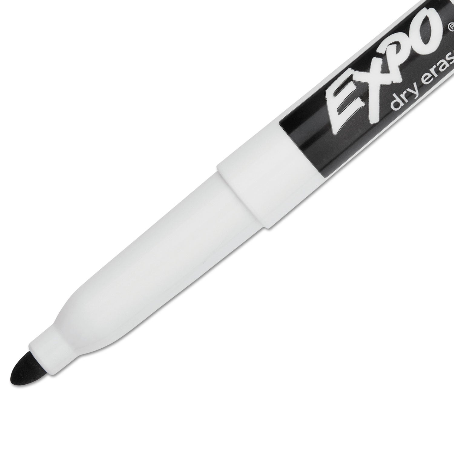 EXPO® Low-Odor Dry-Erase Marker Value Pack, Fine Bullet Tip, Black, 36/Box