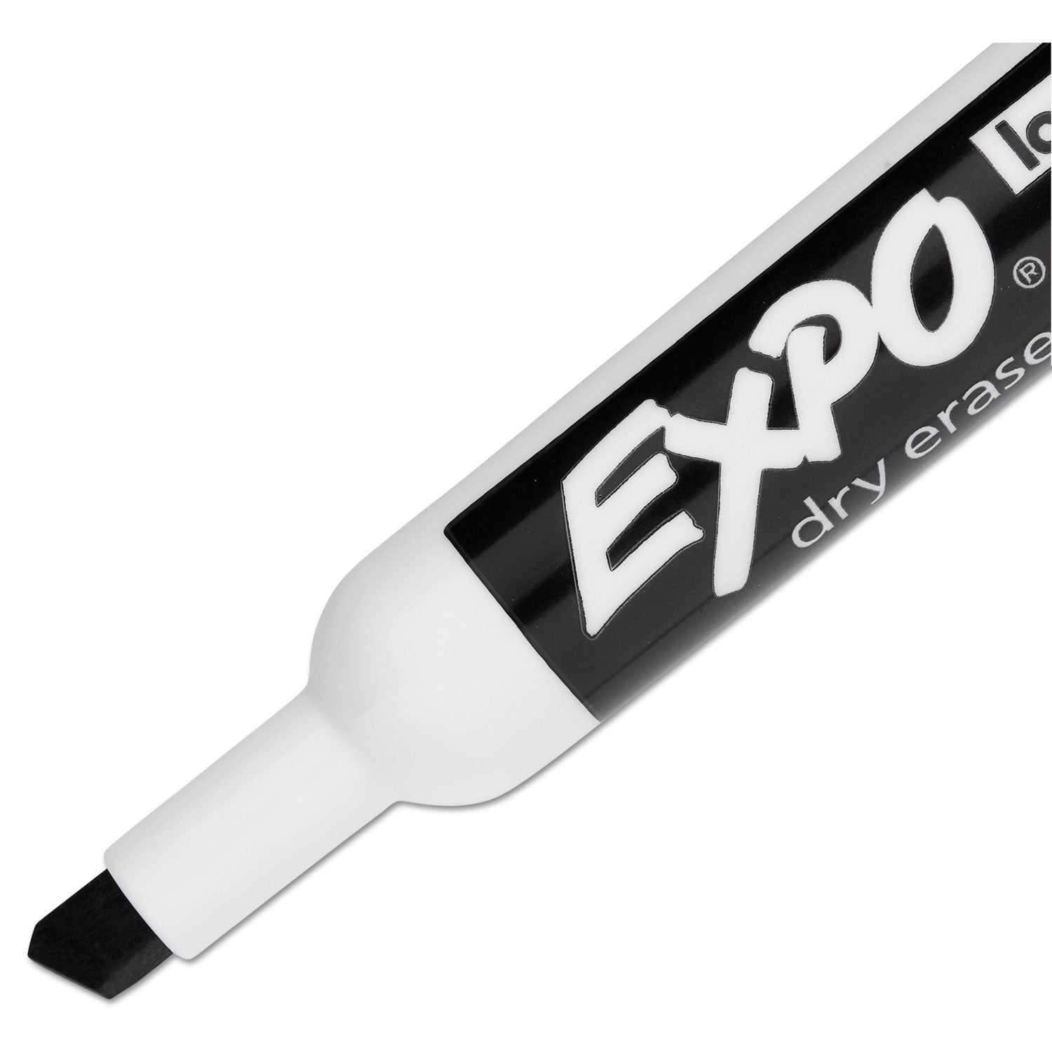 EXPO® Low-Odor Dry-Erase Marker Value Pack, Broad Chisel Tip, Black, 36/Box