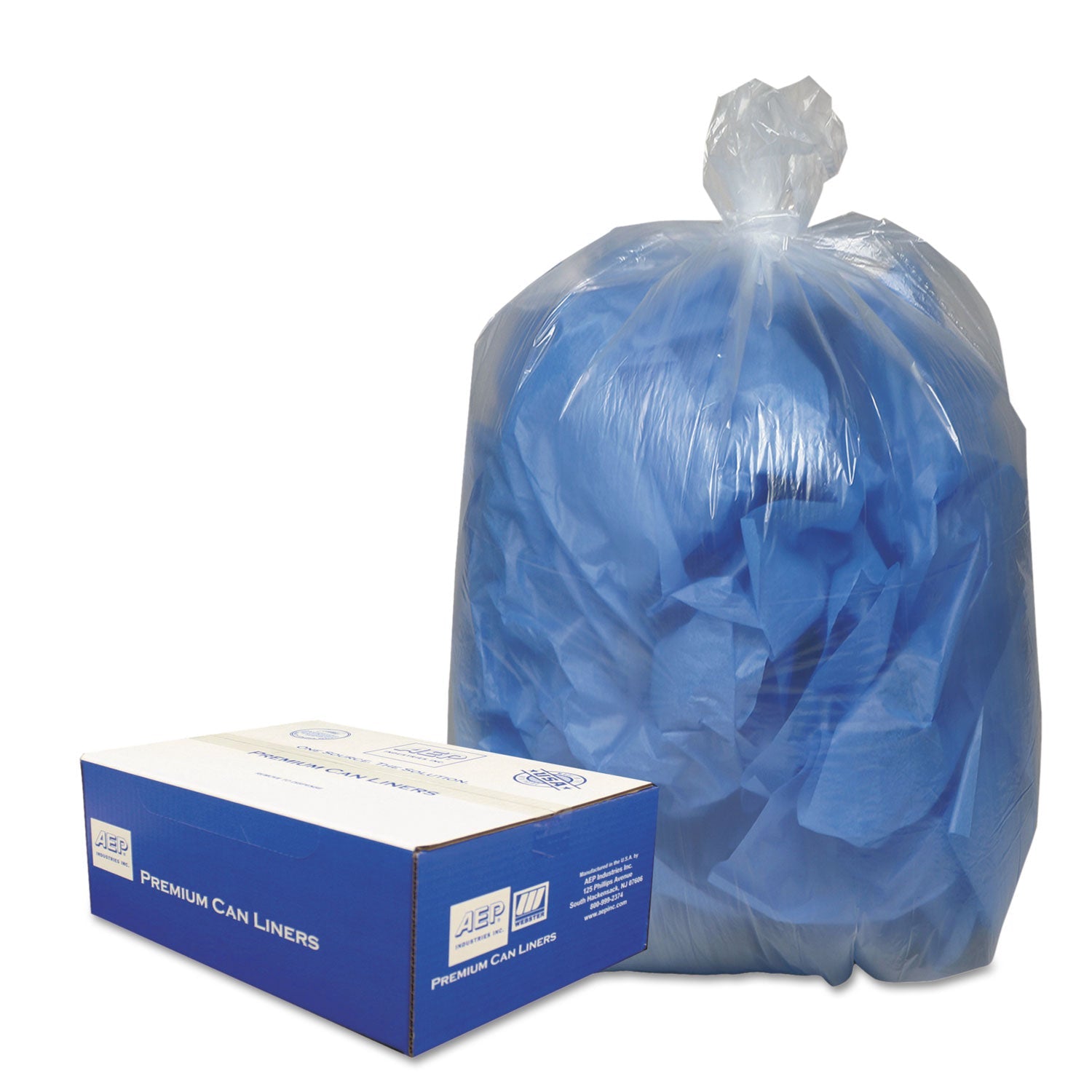 Clear Low-Density Can Liners | 10 Gal | 500 ct