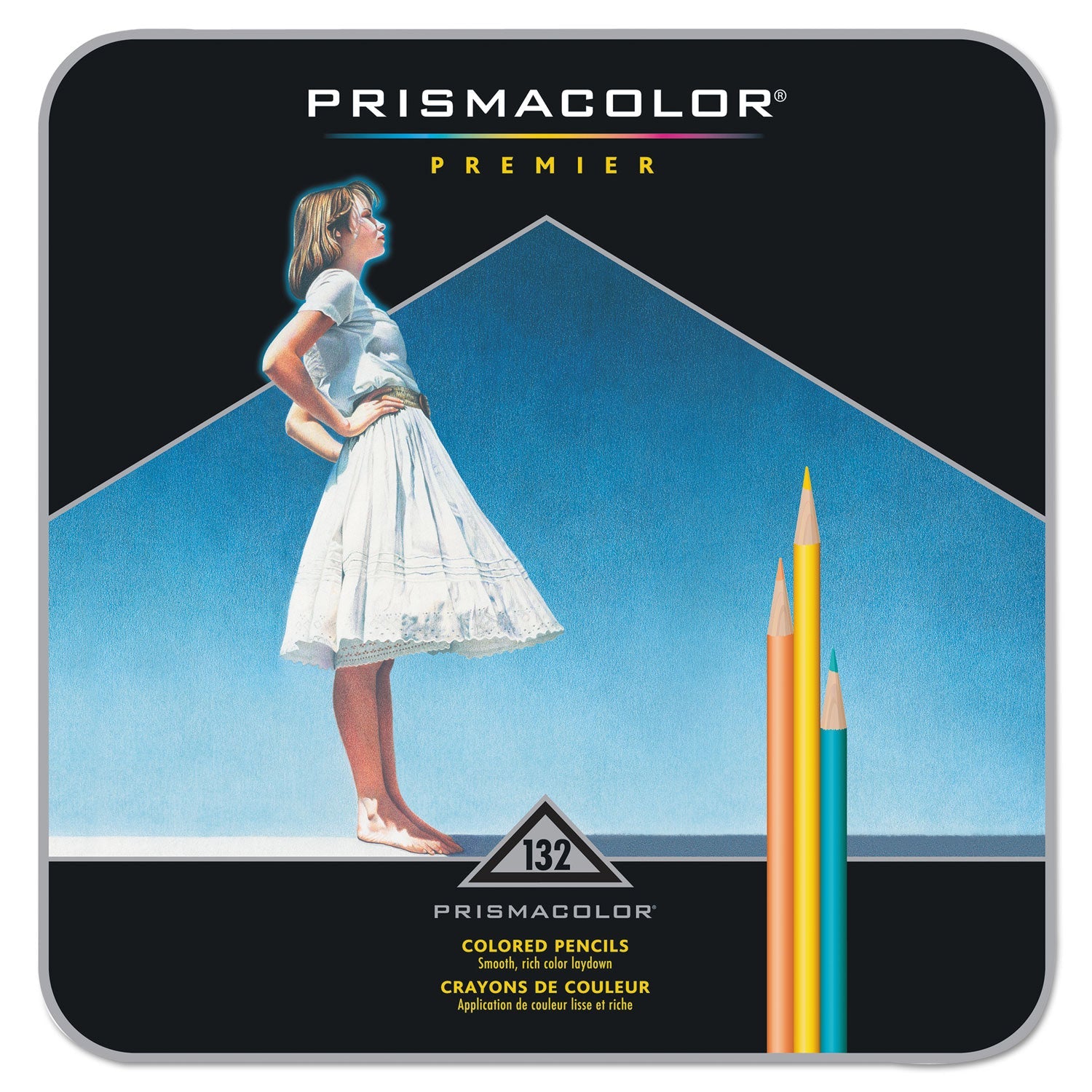 Prismacolor® Premier Colored Pencil, 0.7 mm, 2B, Assorted Lead and Barrel Colors, 132/Pack