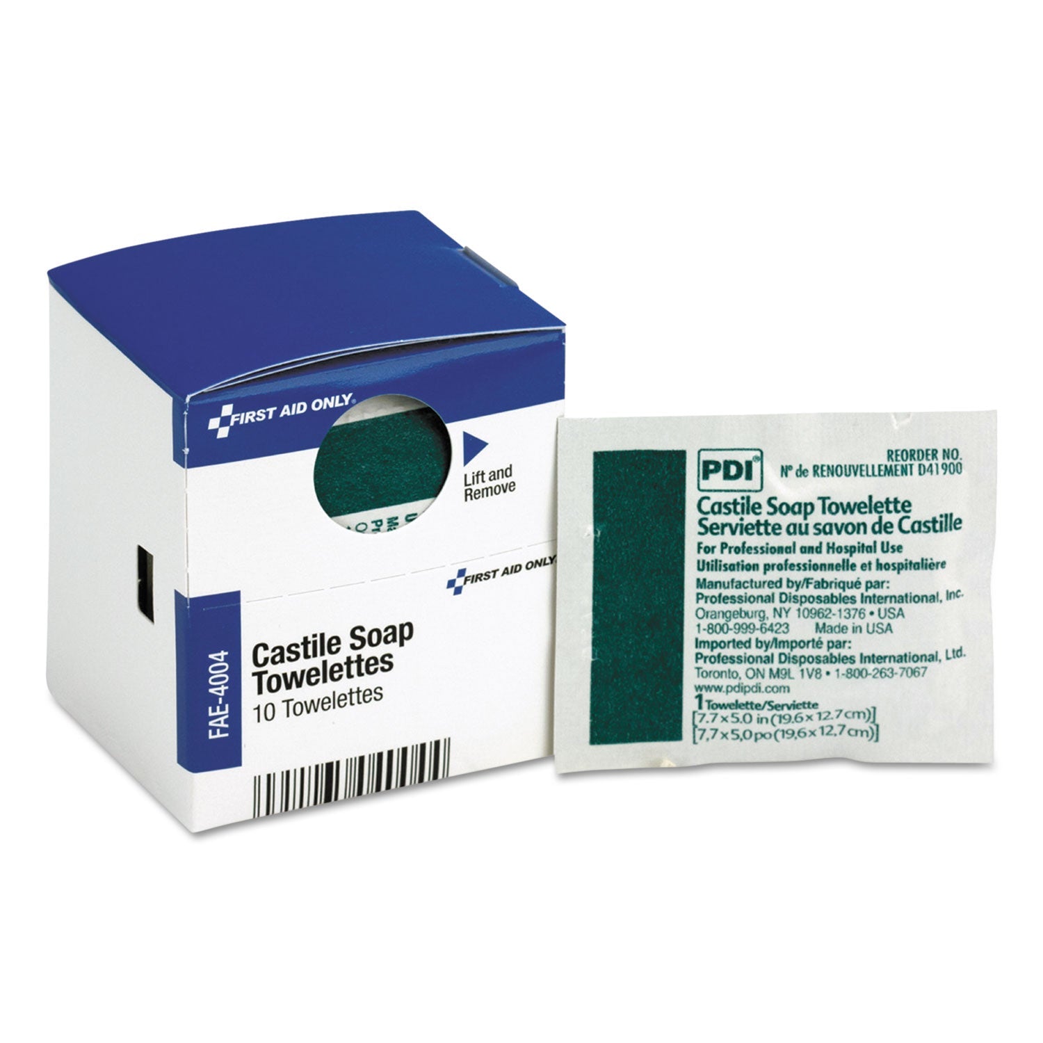 SmartCompliance Castile Soap Towelettes | 10-Box