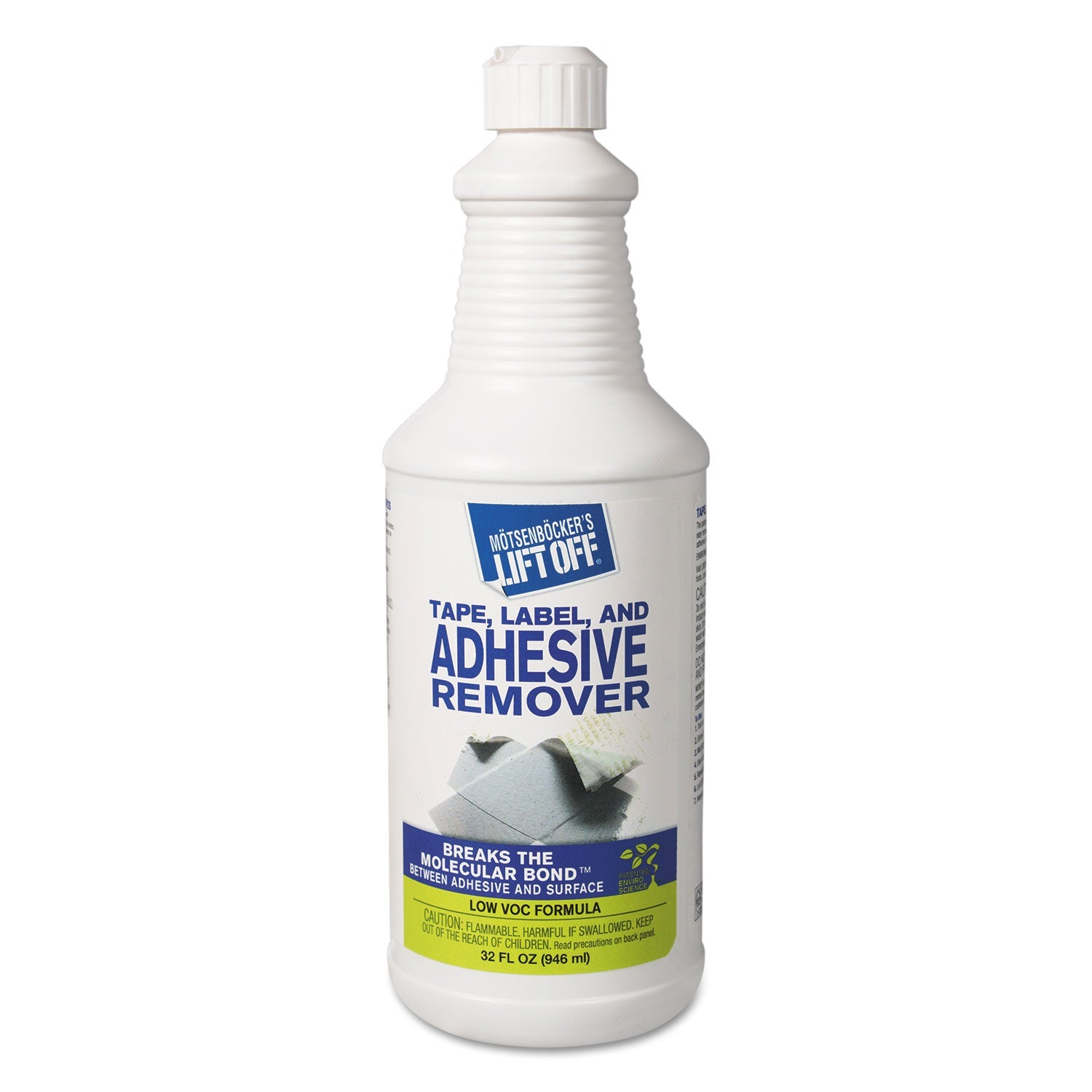 Motsenbocker's Lift-Off® Tape, Label And Adhesive Remover, 32oz, Pour Bottle, 6/carton