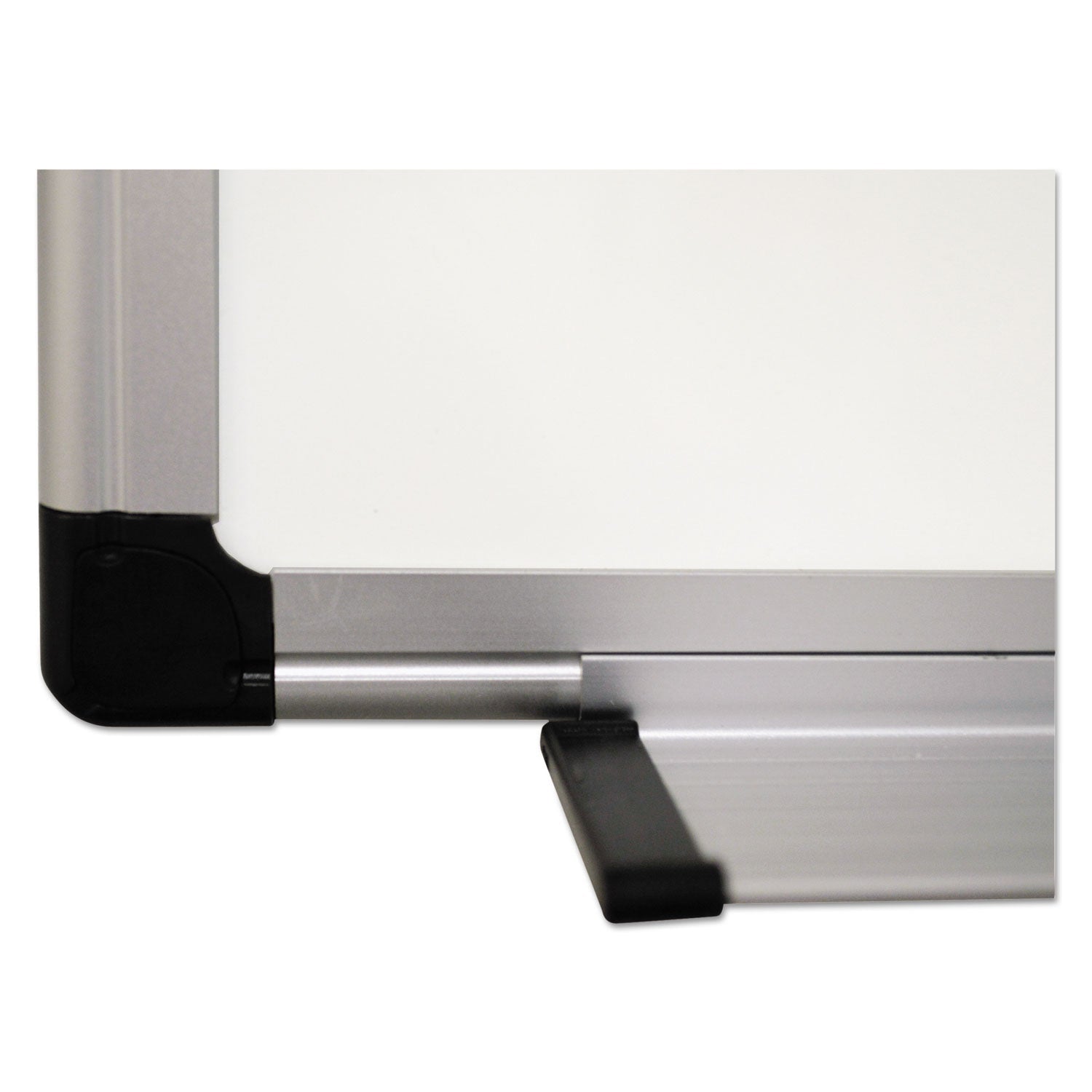 MasterVision® Porcelain Value Dry Erase Board, 48" x 72", White Surface, Satin Aluminum Frame