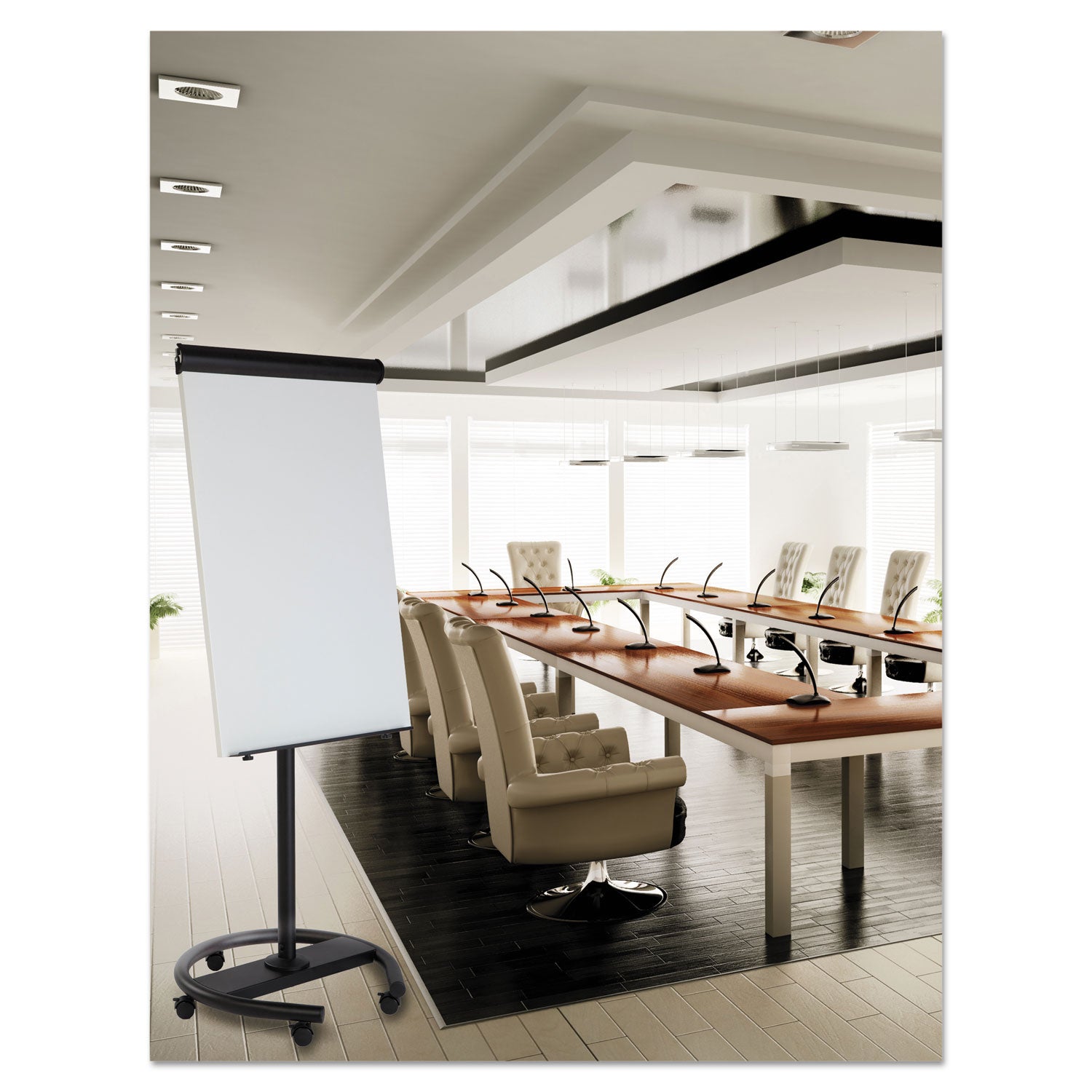 360 Mobile Magnetic Dry Erase Easel | Adjustable