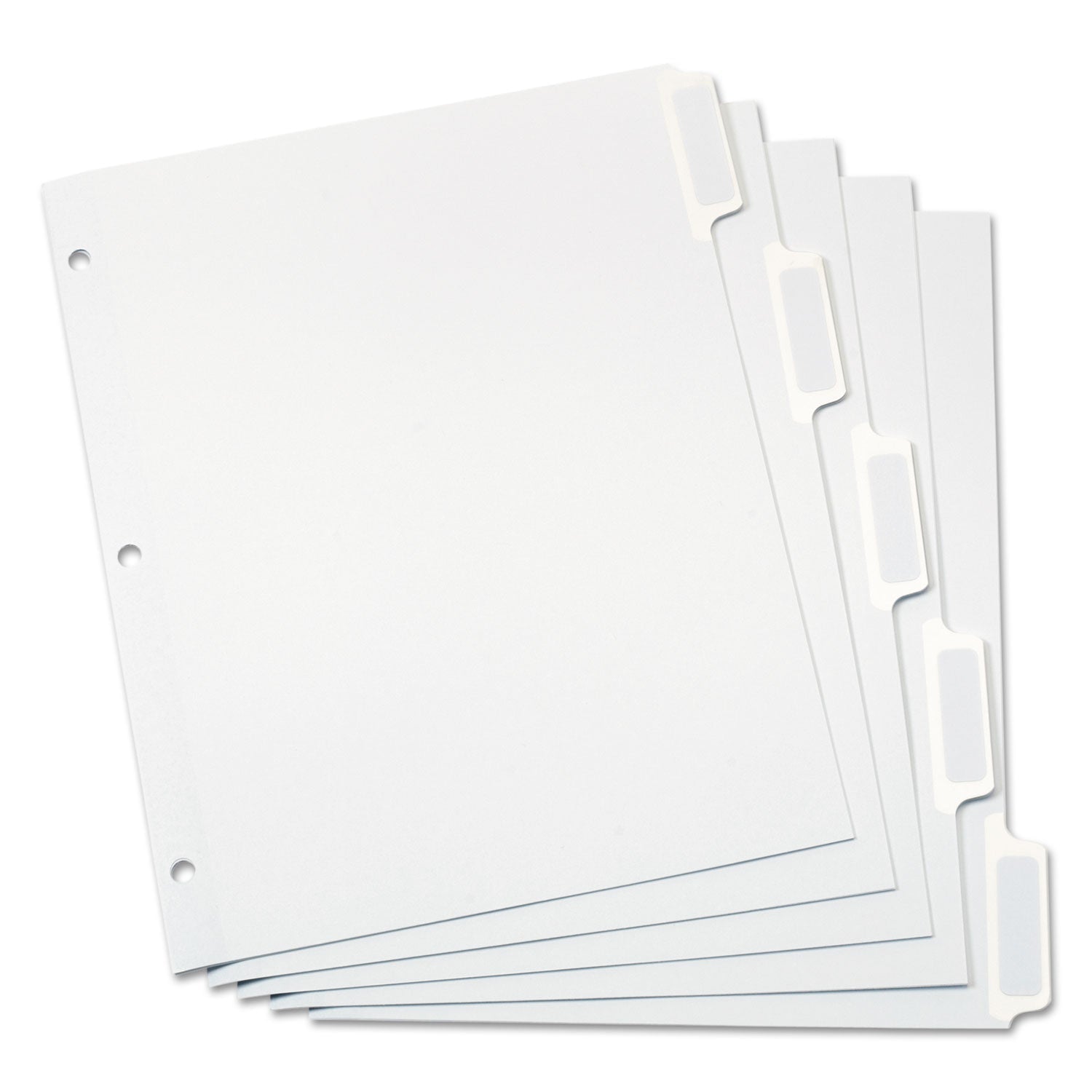 Oxford Custom Label Tab Dividers | 5-Tab 25 Sets