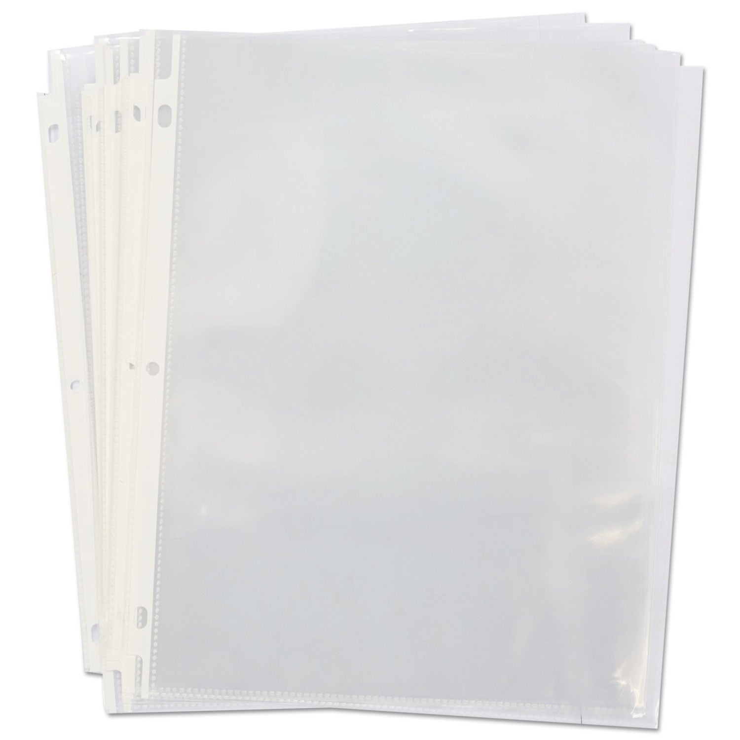 Universal® Top-Load Poly Sheet Protectors, Standard, Letter, Clear, 100/box