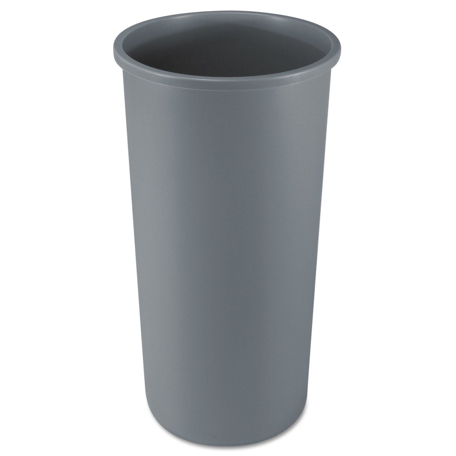 Untouchable Round Waste Receptacle | 22 gal, Gray