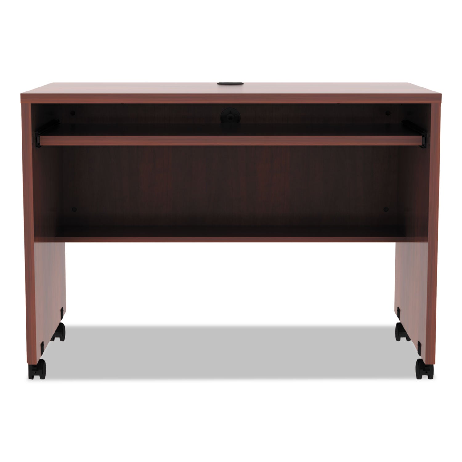 Valencia Mobile Workstation Desk | Medium Cherry