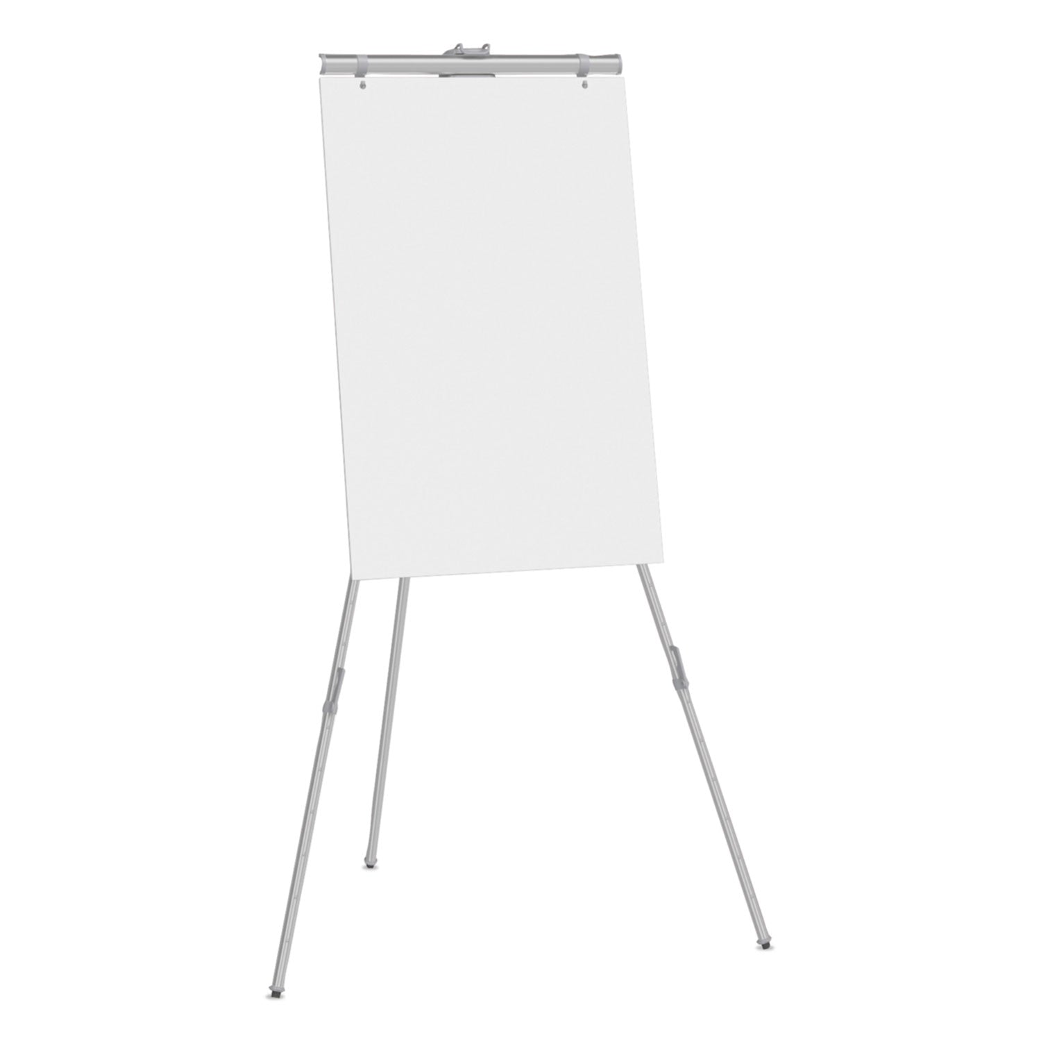 Quartet® Aluminum Heavy-Duty Display Easel, 38" To 66" High, Aluminum, Silver - Bloom Skins