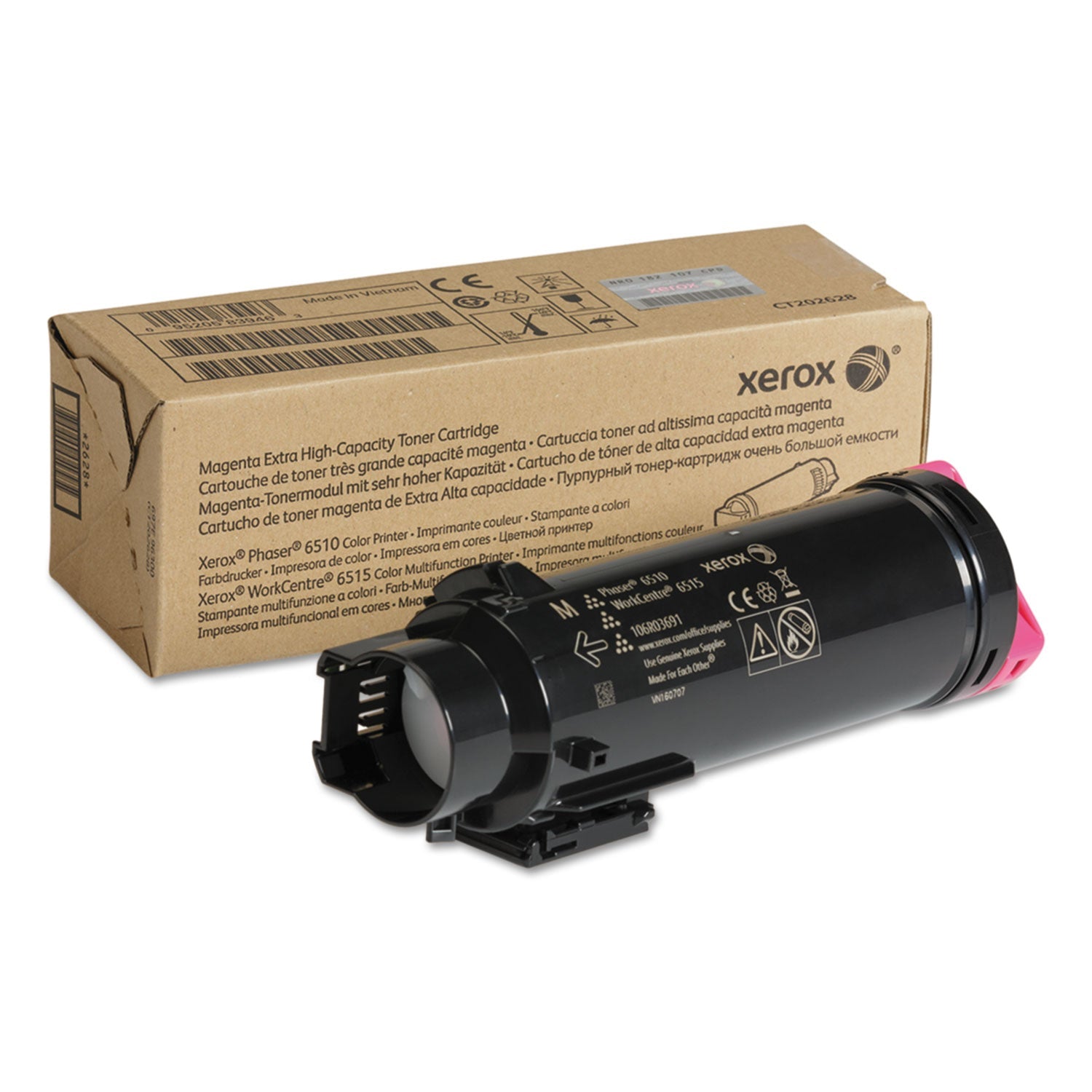 Xerox® 106r03691 Extra High-Yield Toner, 4,300 Page-Yield, Magenta