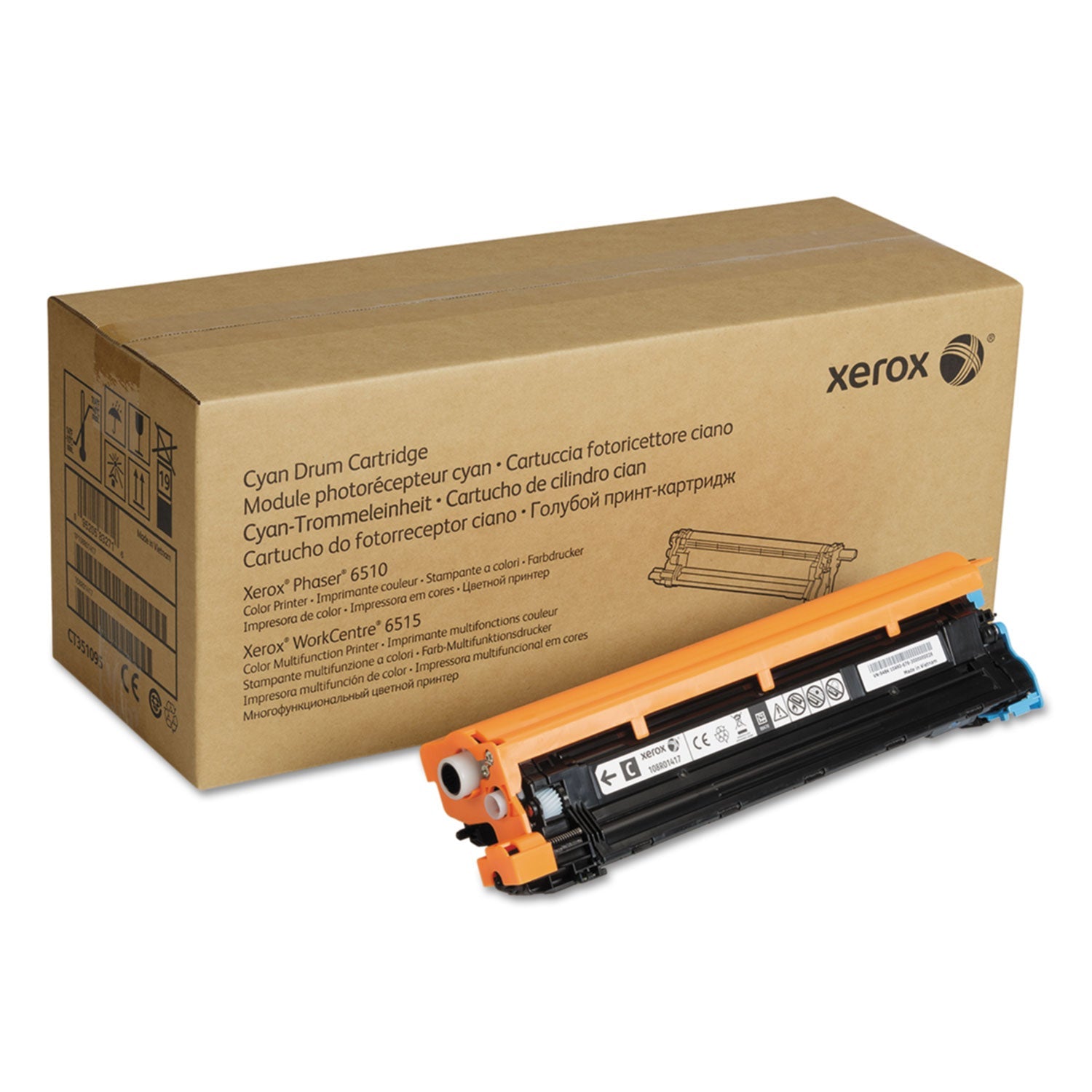 Xerox® 108r01417 Drum Unit, 48,000 Page-Yield, Cyan