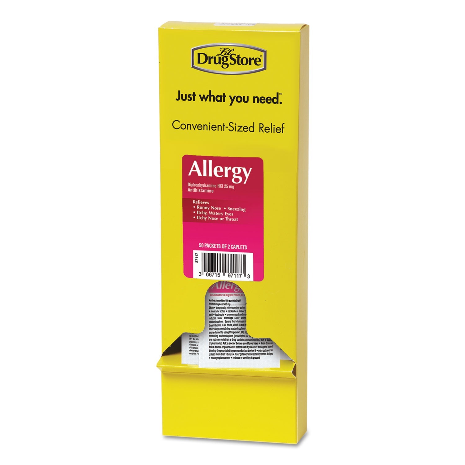 Lil' Drugstore Allergy Relief Tablets | 50 Packets
