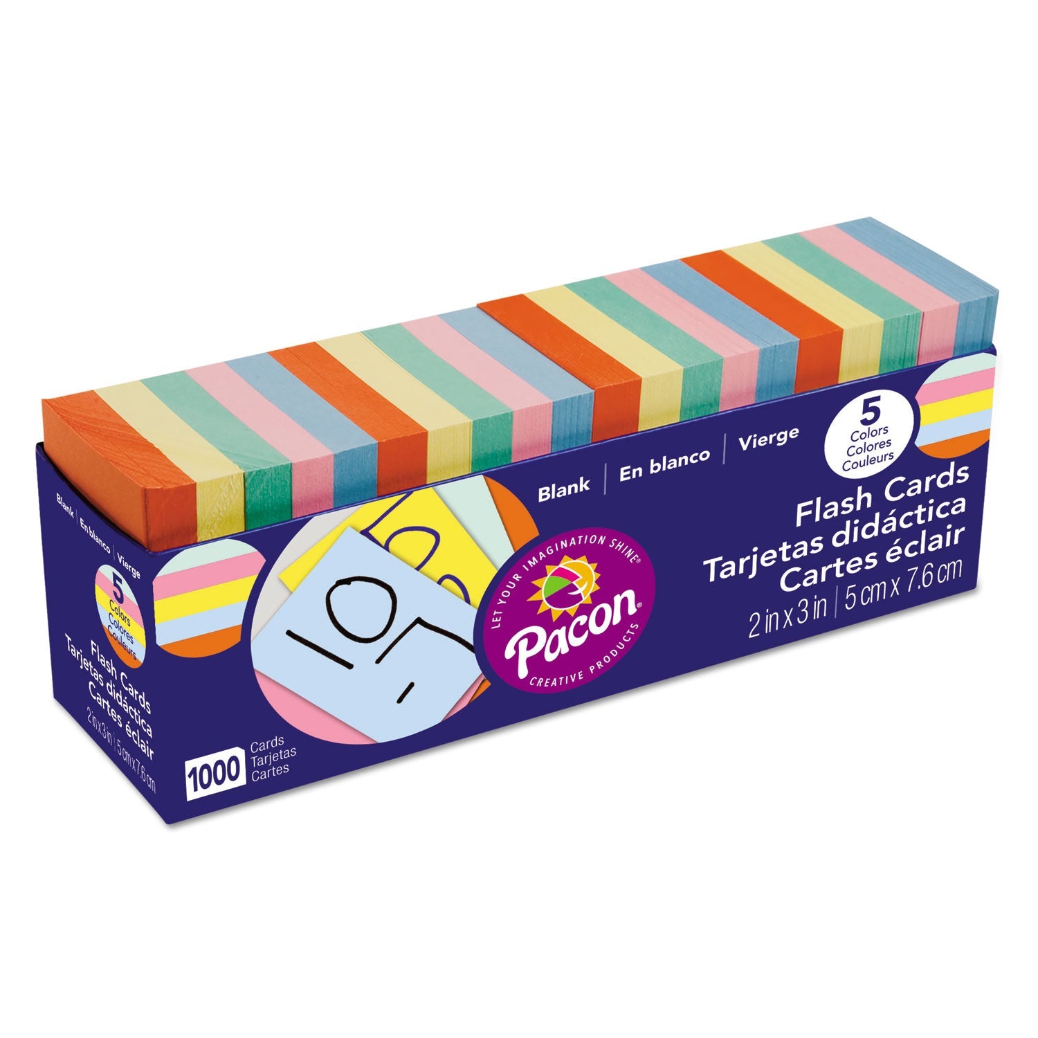 Pacon Blank Flash Card Dispenser Boxes | 1000/Pk