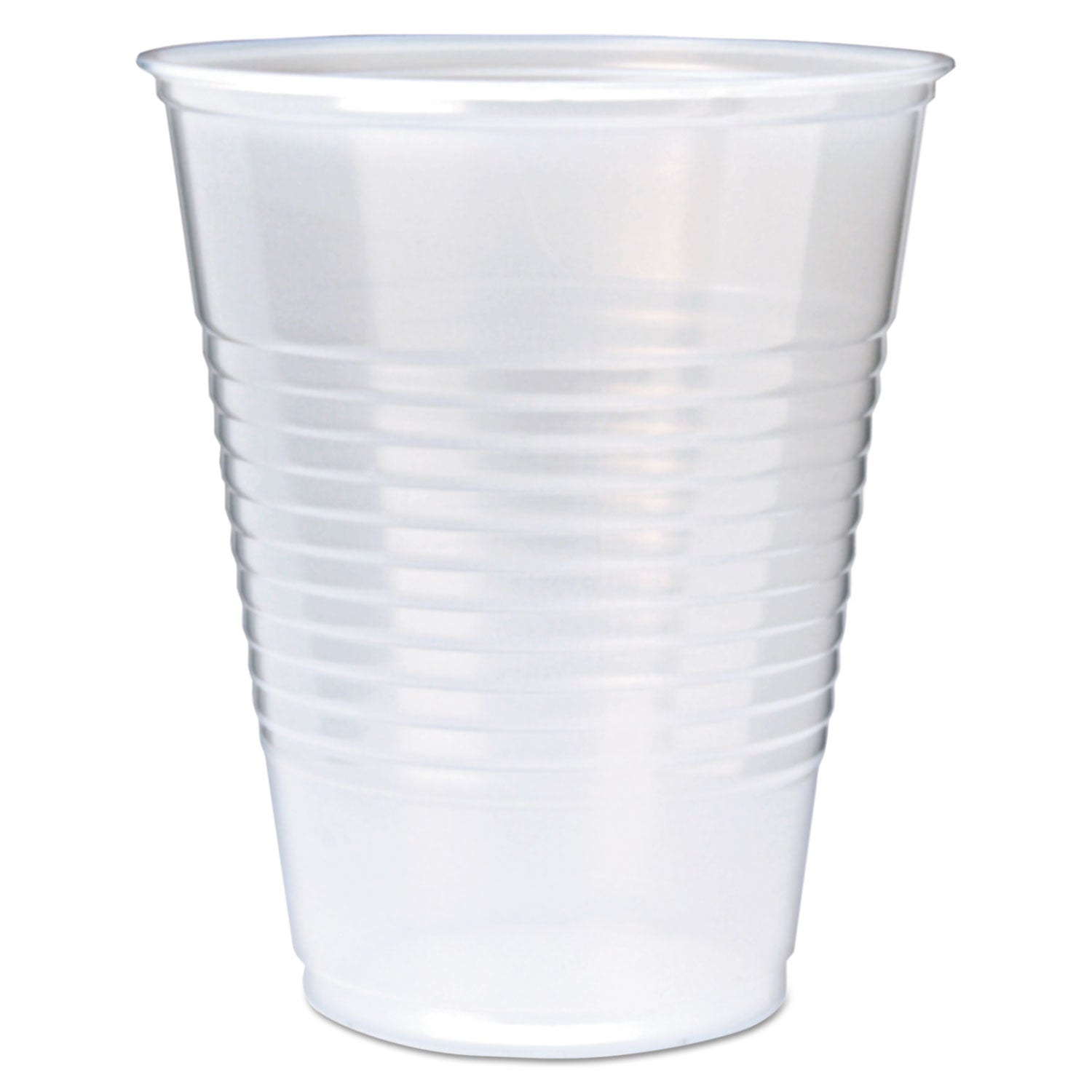 RK Ribbed Cold Drink Cups | 12oz Translucent
