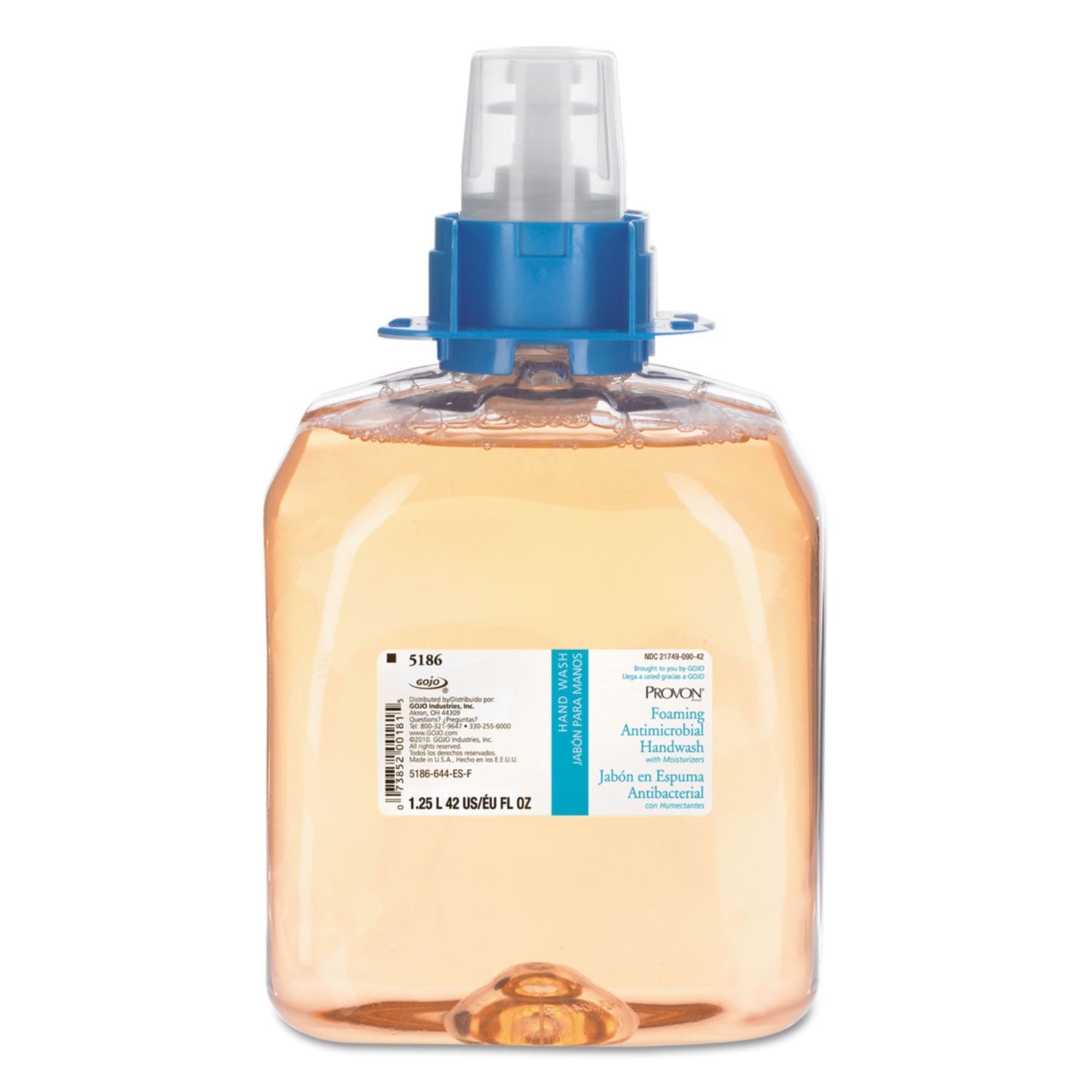 PROVON® Foaming Antimicrobial Handwash/Moisturizer Refill, For FMX-12 Dispenser, Light Floral Scent, 1,250 mL