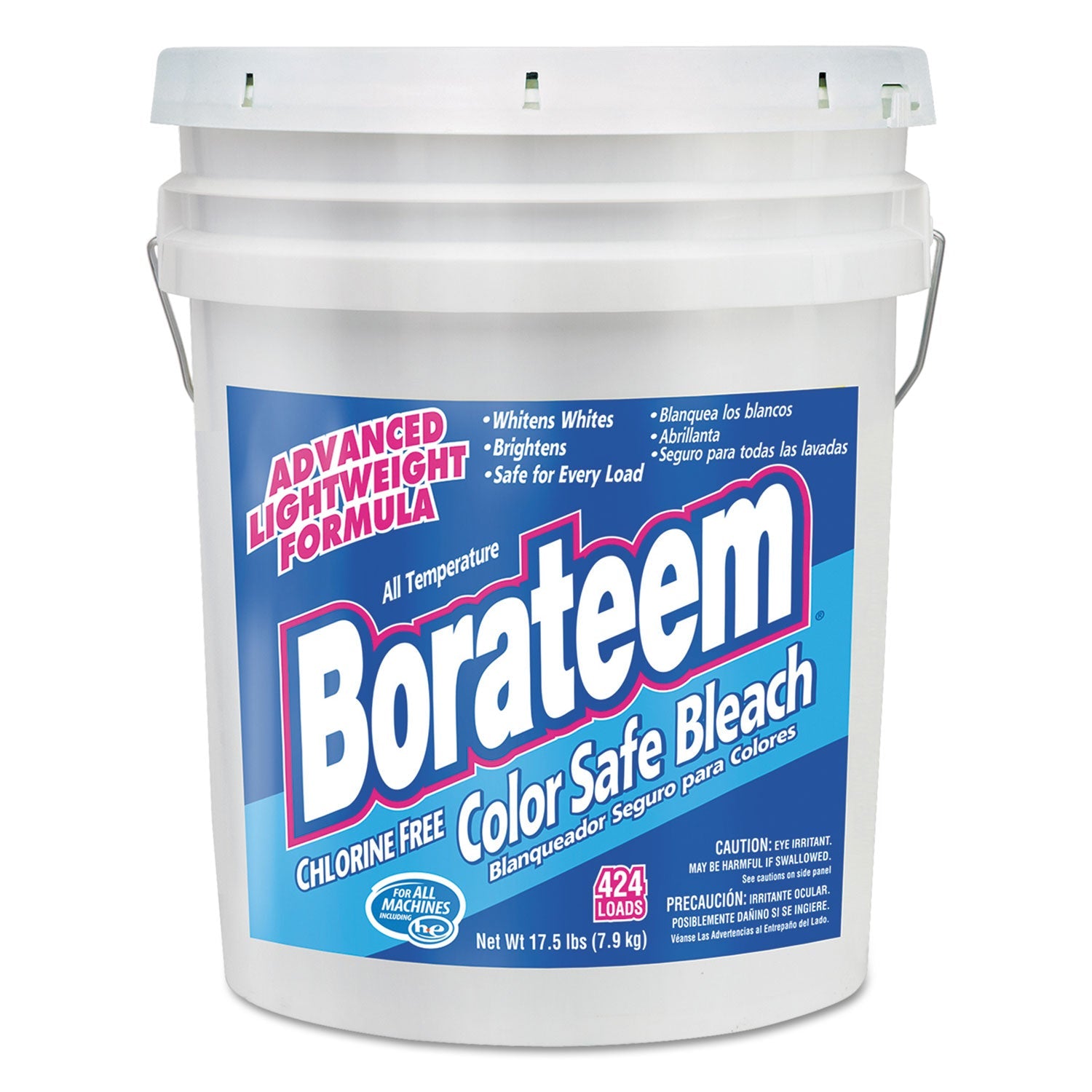 Borateem® Chlorine-Free Color Safe Bleach, Powder, 17.5 Lb. Pail