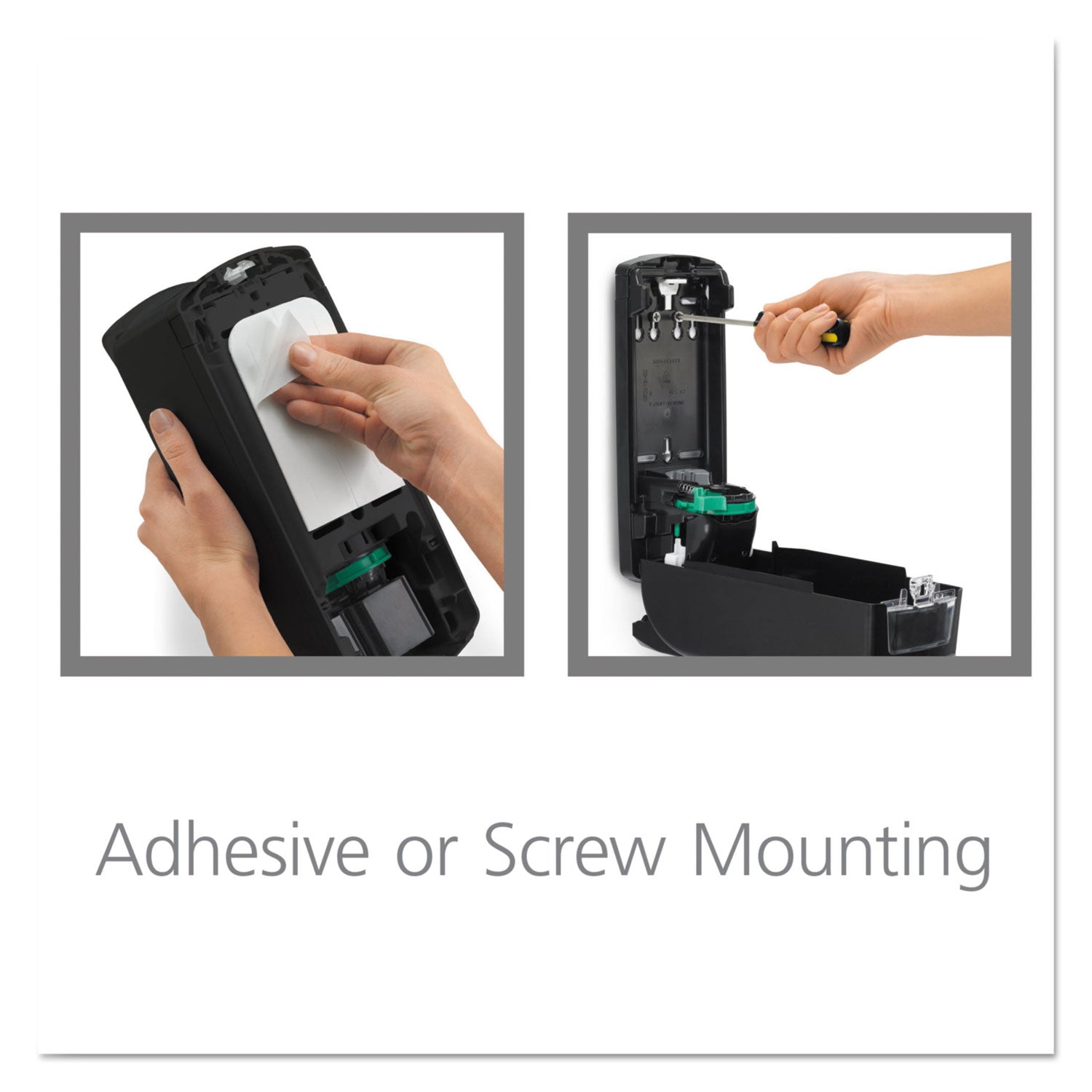 PURELL® ADX-12 Dispenser, 1,200 mL, 4.5 x 4 x 11.25, Chrome/Black, 6/Carton