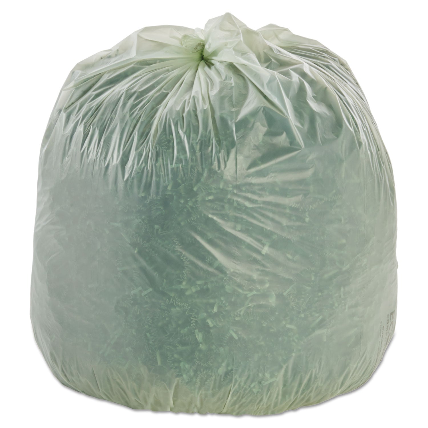 Stout® by Envision™ Ecosafe-6400 Bags, 48 Gal, 0.85 Mil, 42" X 48", Green, 40/box
