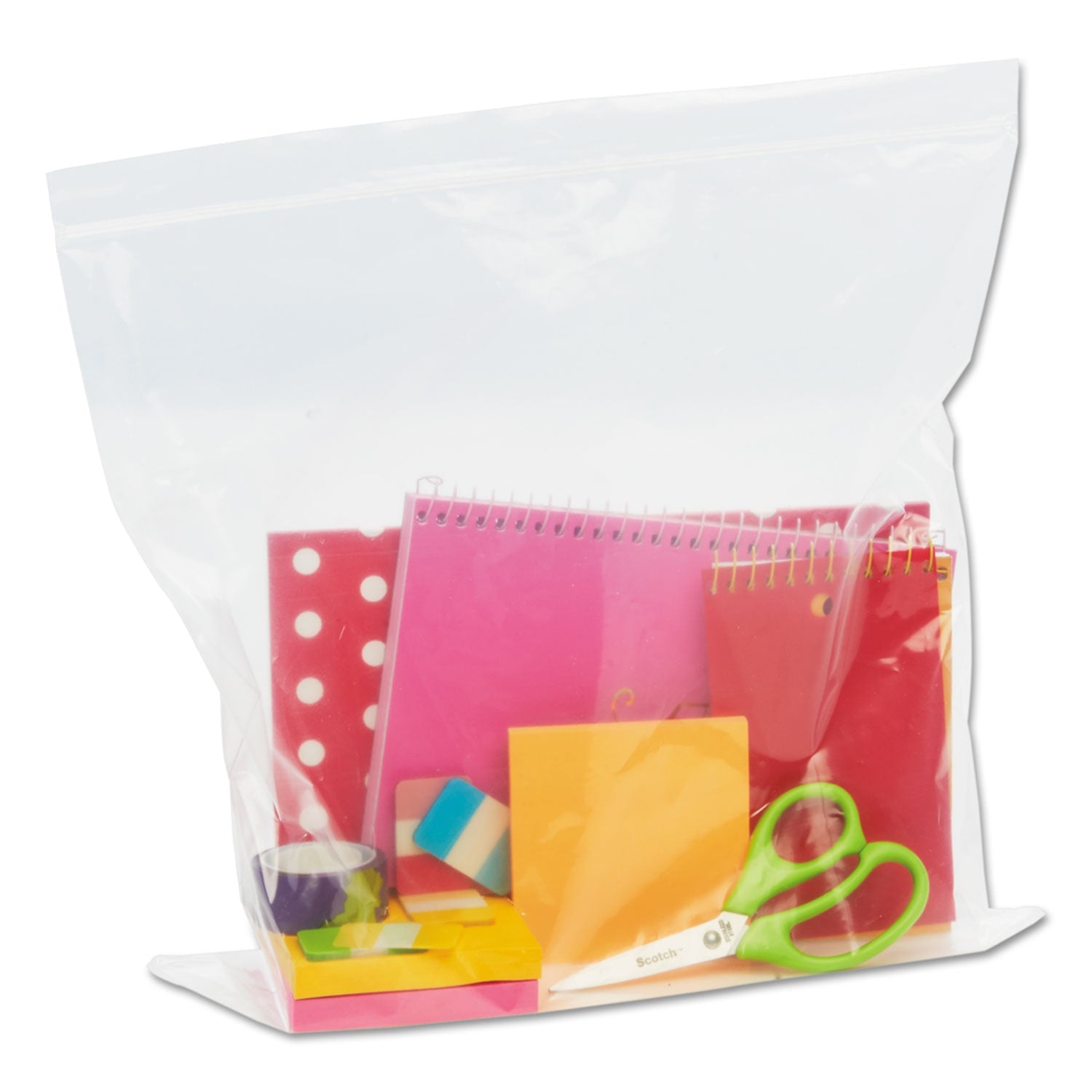 Stout® by Envision™ Seal Closure Bags, 2 Mil, 12" X 12", Clear, 500/carton
