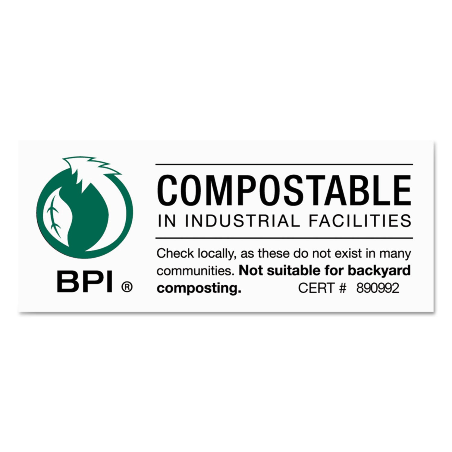 Stout® by Envision™ Ecosafe-6400 Bags, 13 Gal, 0.85 Mil, 24" X 30", Green, 45/box