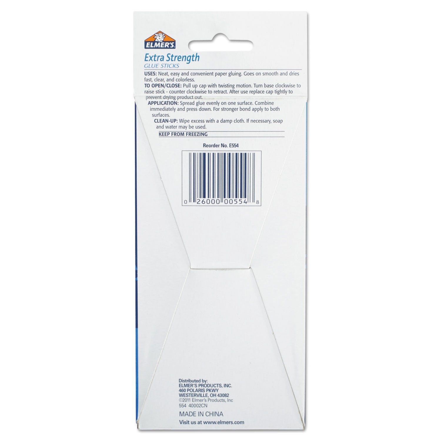 Elmer's® Extra-Strength Office Glue Stick, 0.28 Oz, Dries Clear, 24/pack