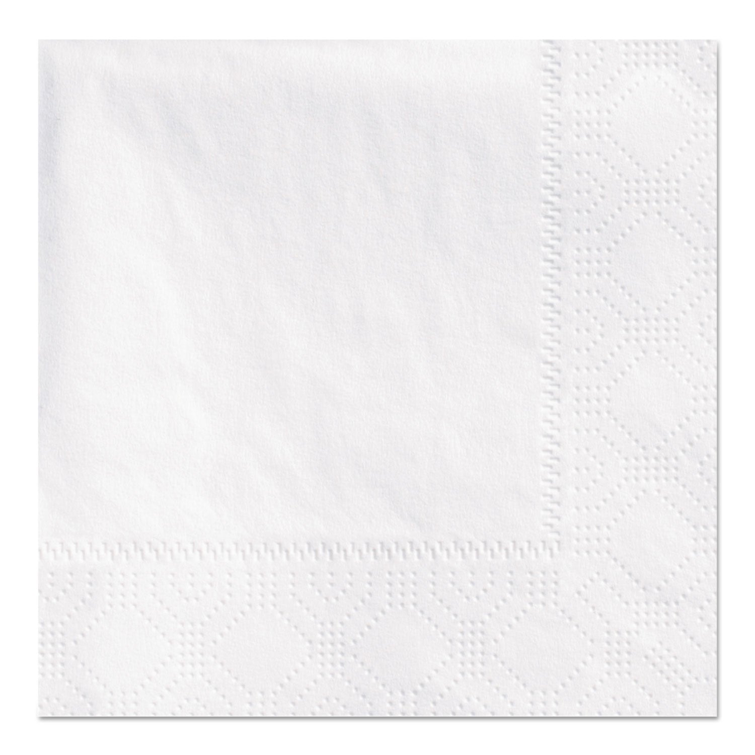 Hoffmaster® Beverage Napkins, 2-Ply 9 1/2 X 9 1/2, White, Embossed, 1000/carton