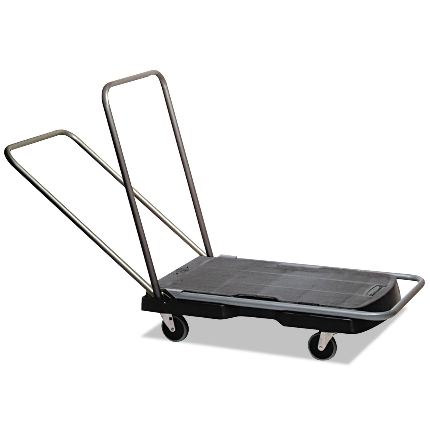Rubbermaid® Commercial Utility-Duty Home/office Cart, 250 Lb Capacity, 20.5 X 32.5, Platform, Black