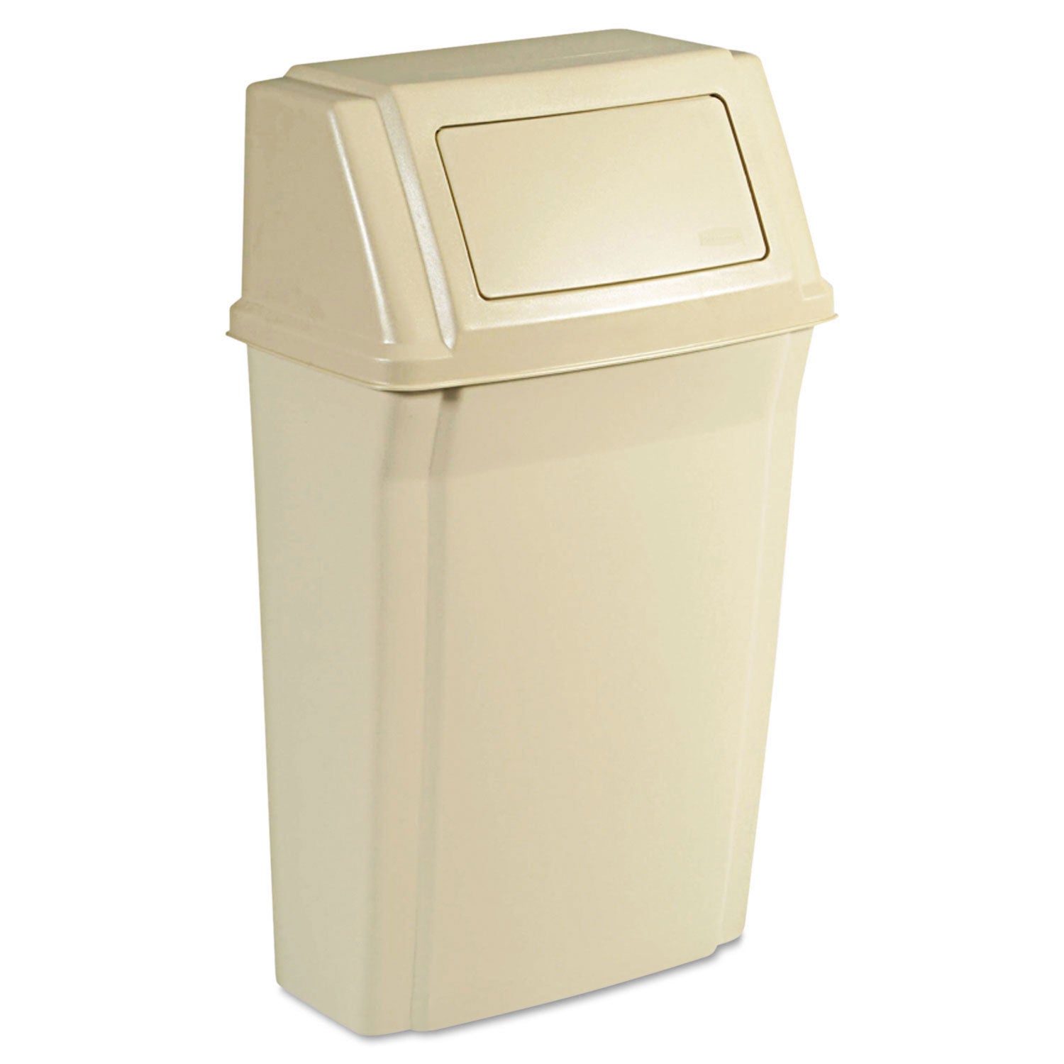 Slim Jim Wall-Mounted Container | 15 gal, Beige