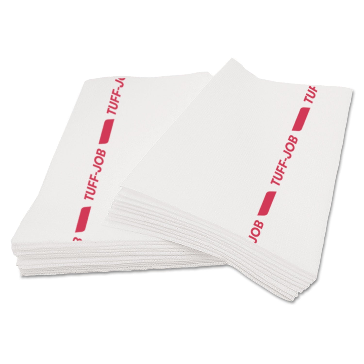 Cascades PRO Tuff-Job S900 Antimicrobial Foodservice Towels, 12 x 24, White/Red, 150/Carton - Bloom Skins