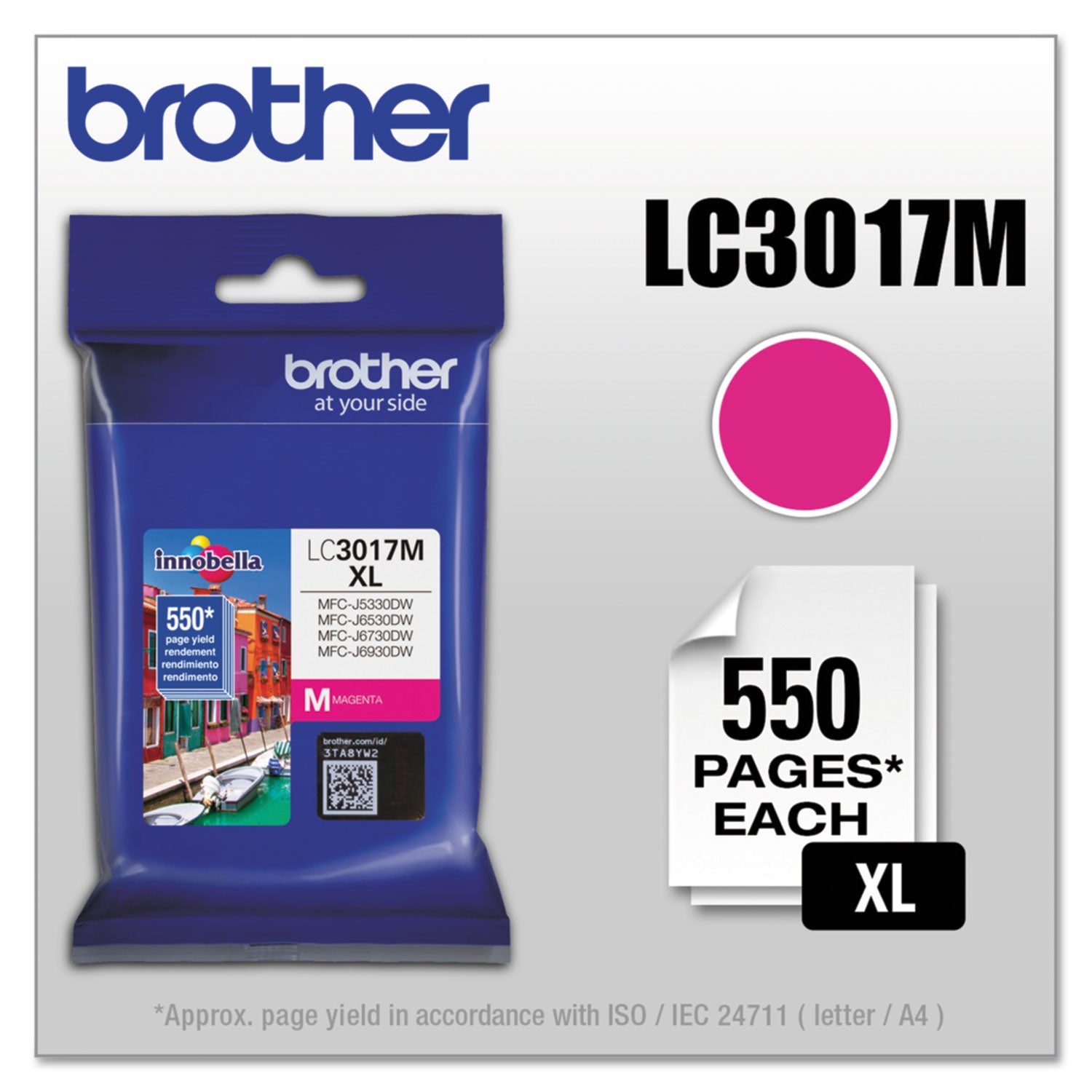 LC3017M Innobella High-Yield Ink | Magenta