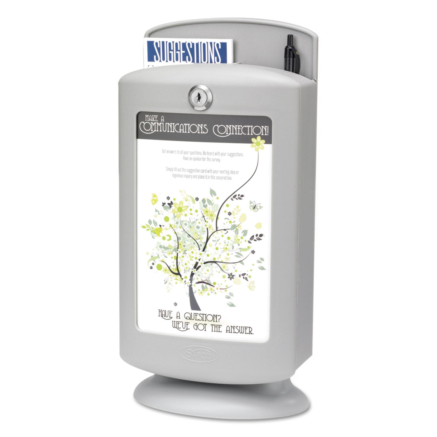 Customizable Plastic Suggestion Box | Safco