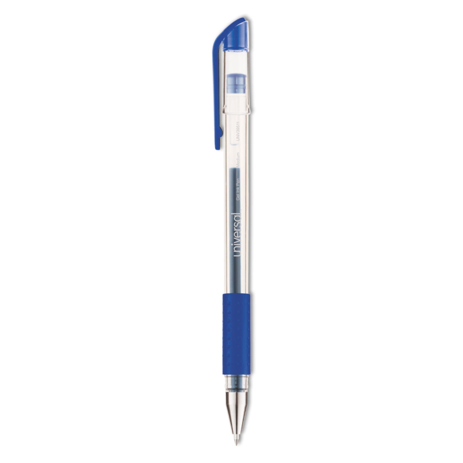 Comfort Grip Gel Pen | Blue Ink | Medium, Dozen