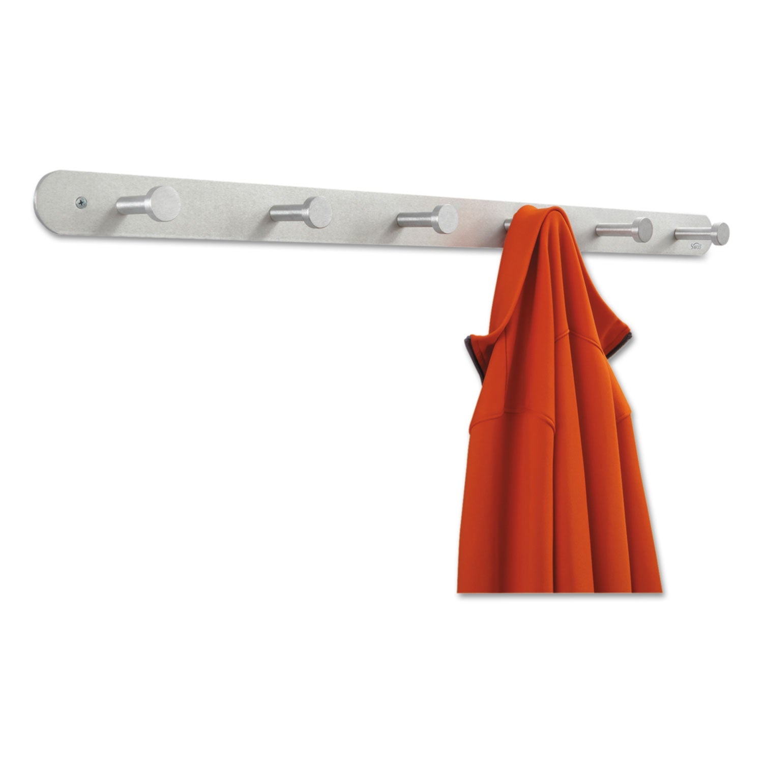 Nail Head Wall Coat Rack | 6-Hook | Safco