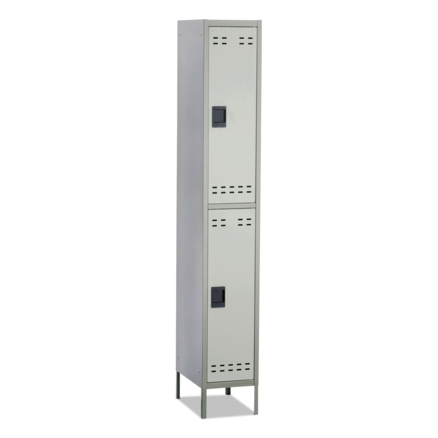 Safco® Double-Tier Locker, 12w X 18d X 78h, Two-Tone Gray