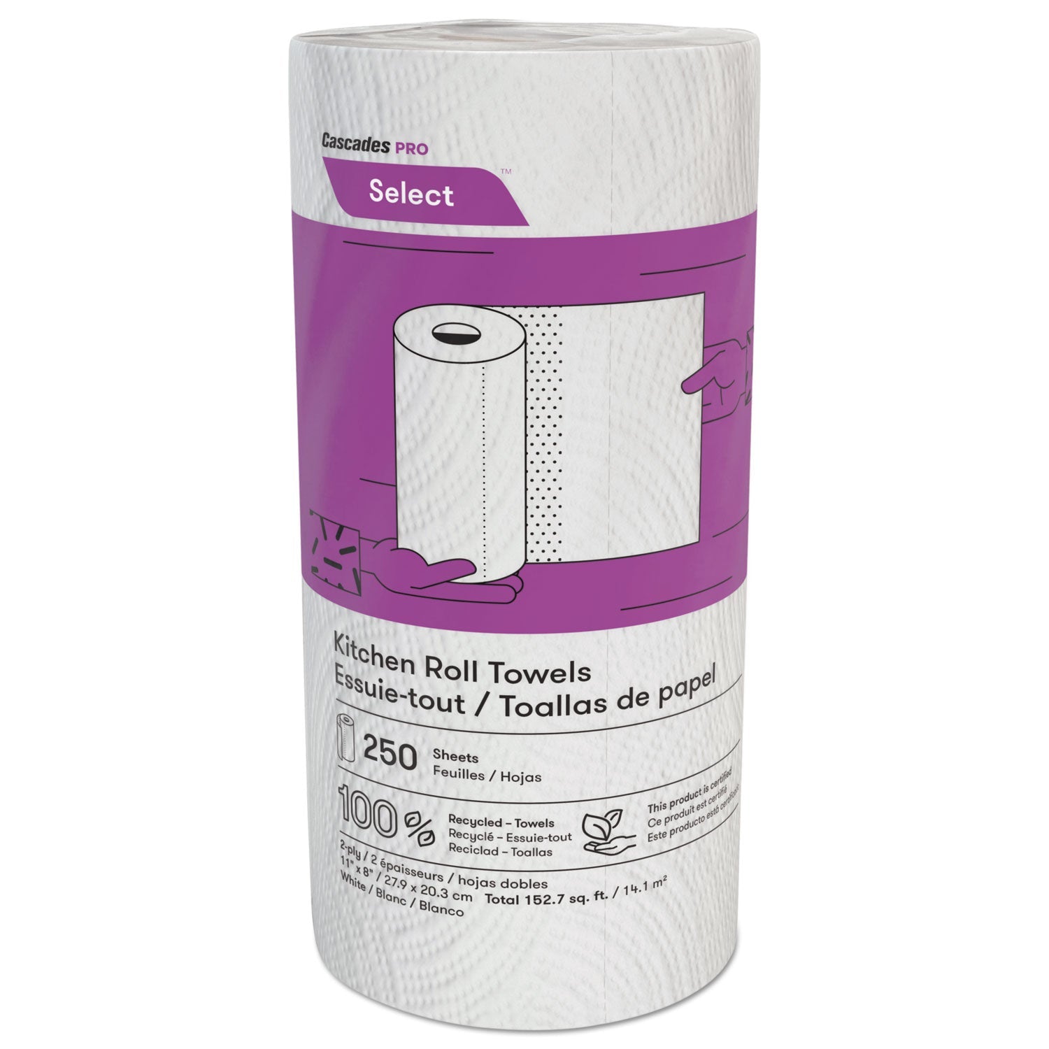 Cascades PRO Select Kitchen Roll Towels | 12/CTN