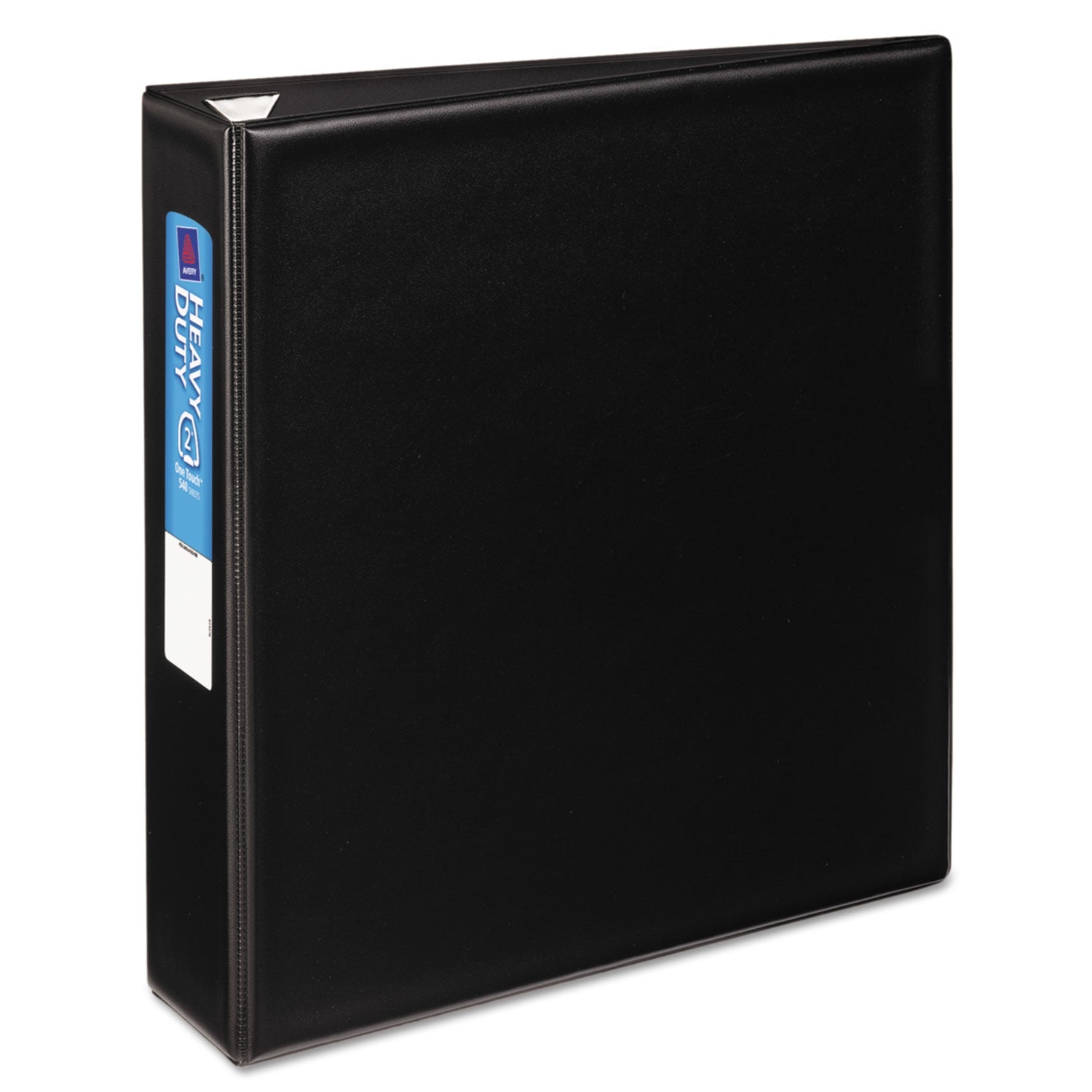 Avery® Heavy-Duty Non-View Binder With Durahinge And One Touch Ezd Rings, 3 Rings, 2" Capacity, 11 X 8.5, Black