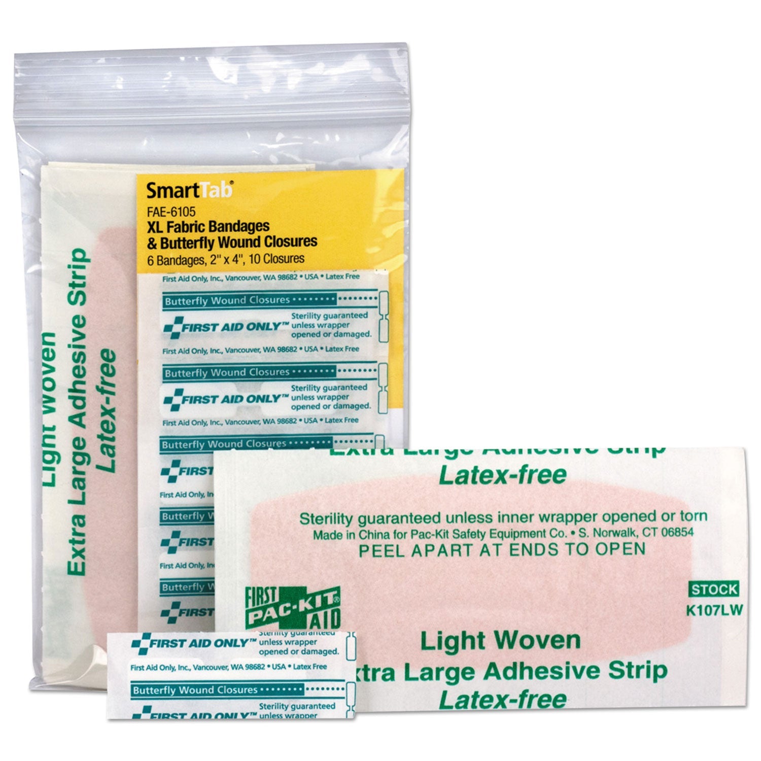 First Aid Cabinet Refill | Bandage Variety Pack