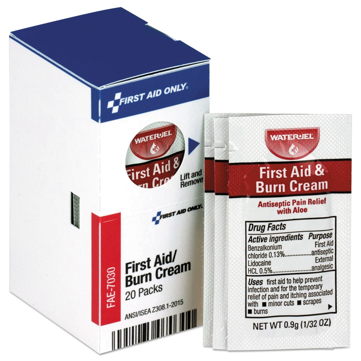 First Aid Cabinet Refill | Burn Cream Packets