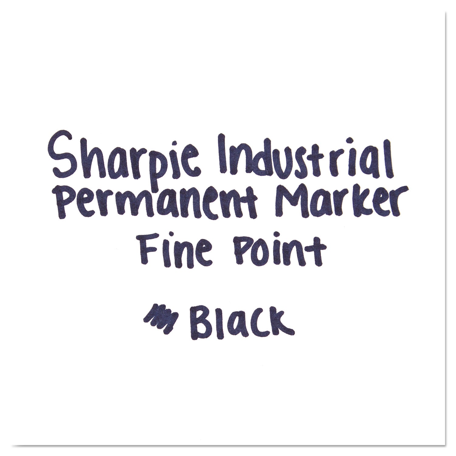 Sharpie® Industrial Permanent Marker Value Pack, Fine Bullet Tip, Black